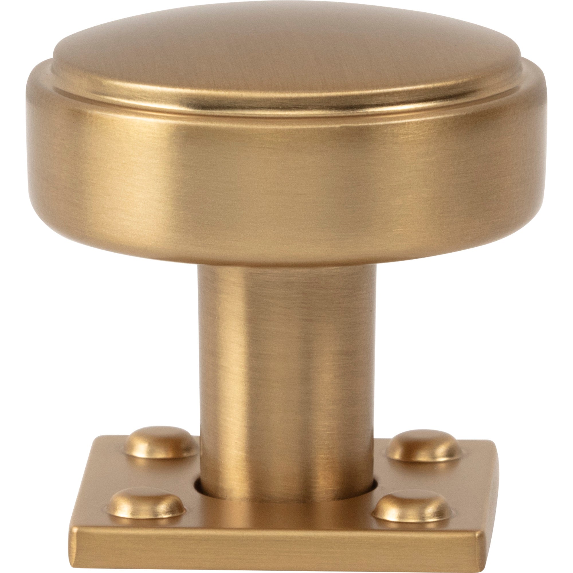 Benning Round Knob - Warm Brass