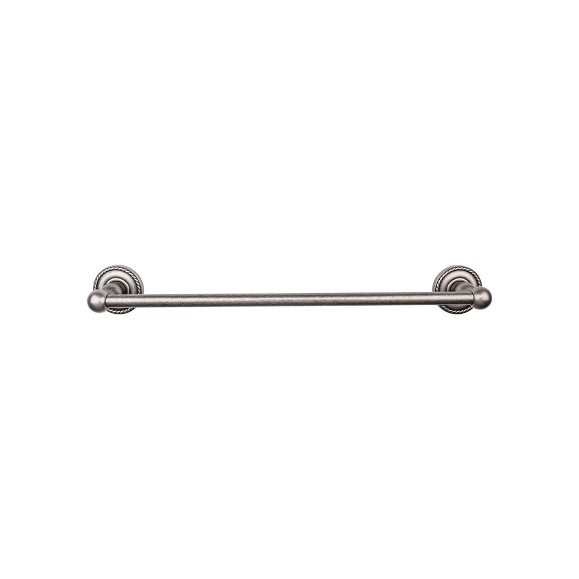TOP BATH (R) Edwardian Bath Single 32 1/2" Wall Mounted  Towel Bar - Antique Pewter