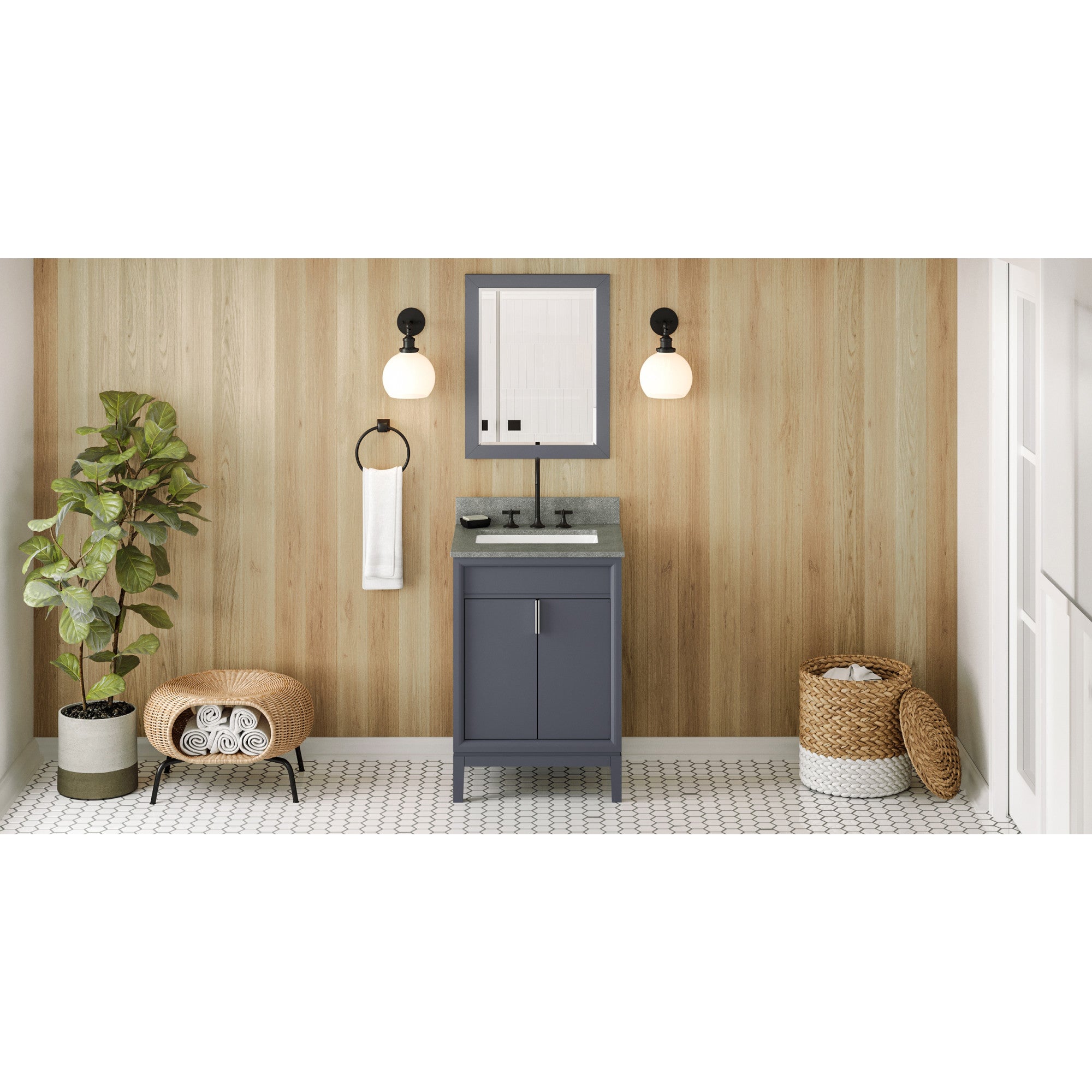 24" Theodora Vanity – Blue Steel