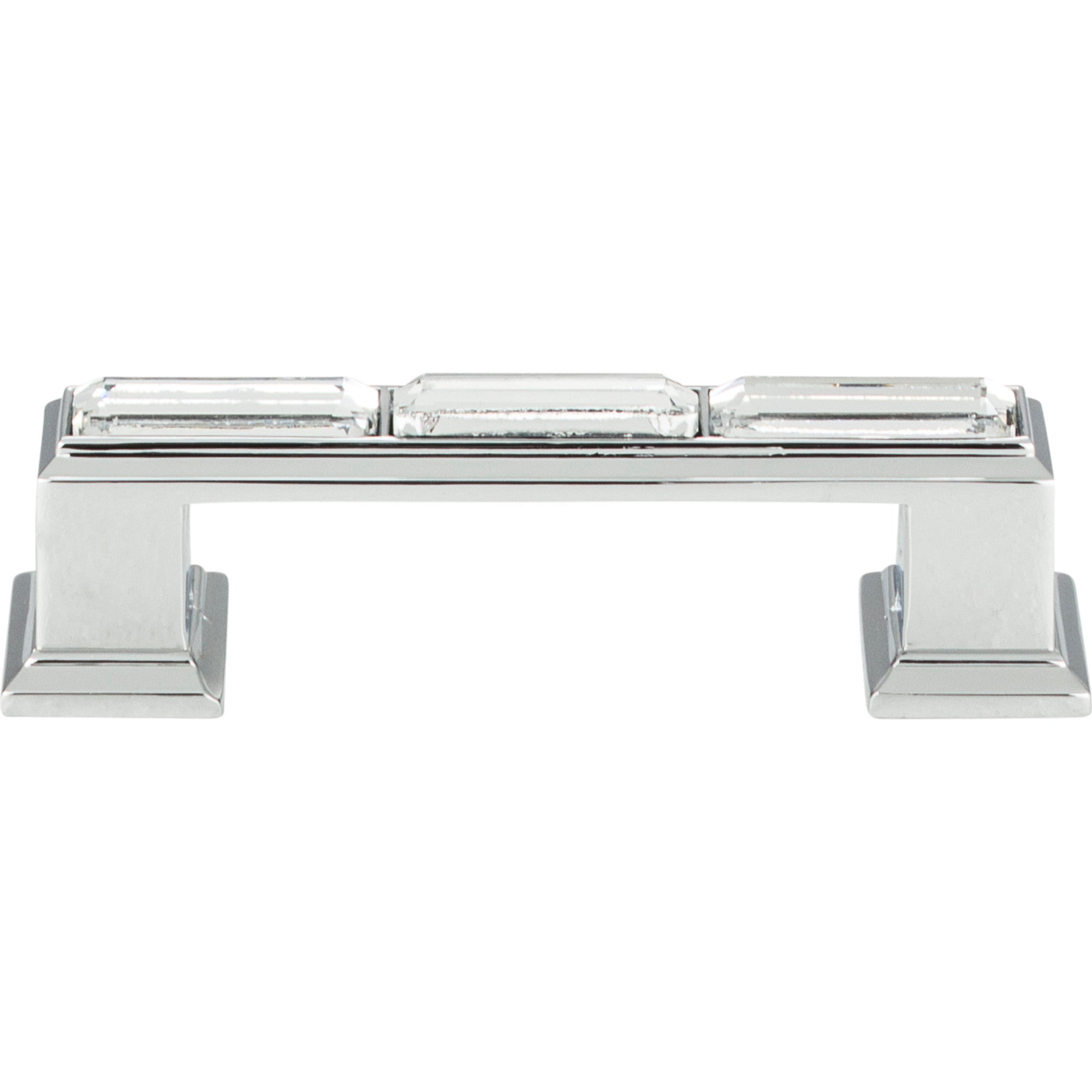 Legacy Crystal Bar Pull - Polished Chrome
