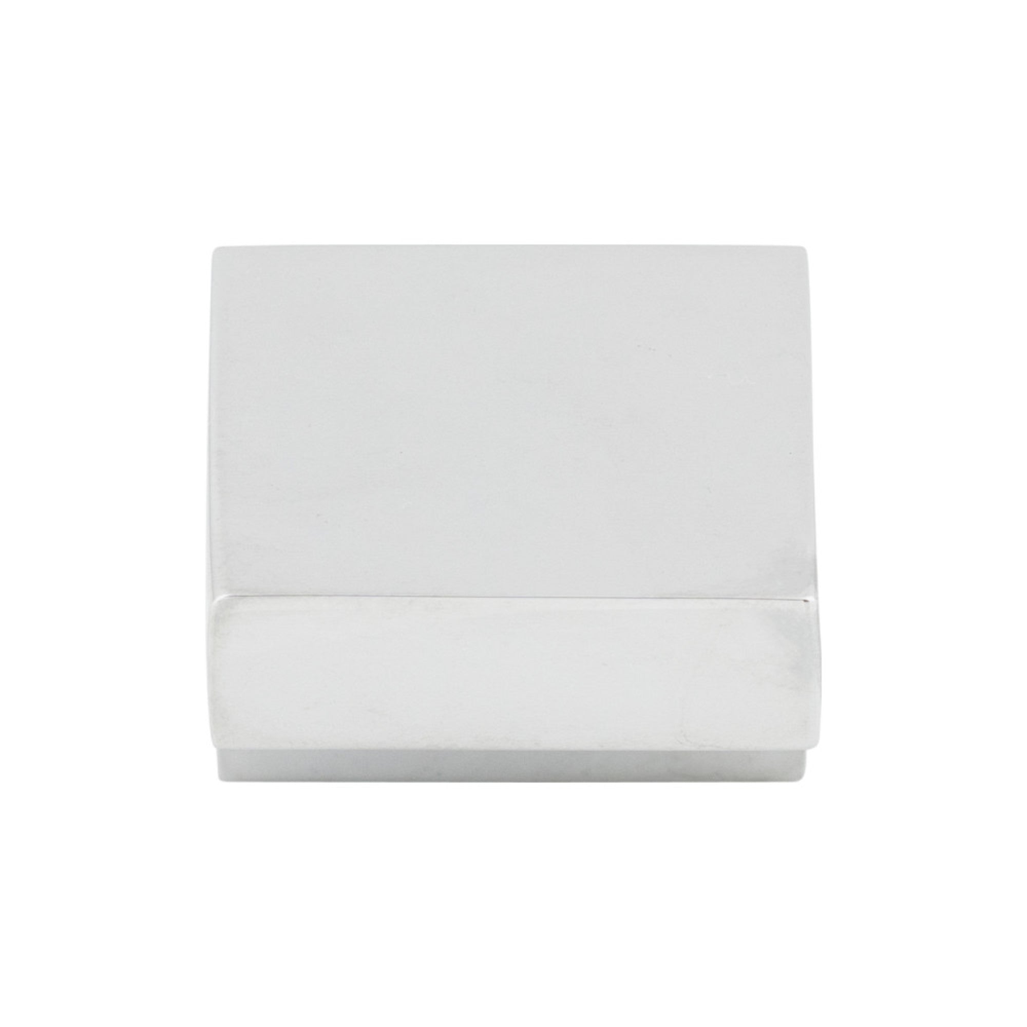 Square 1" Length Square Knob - Polished Chrome