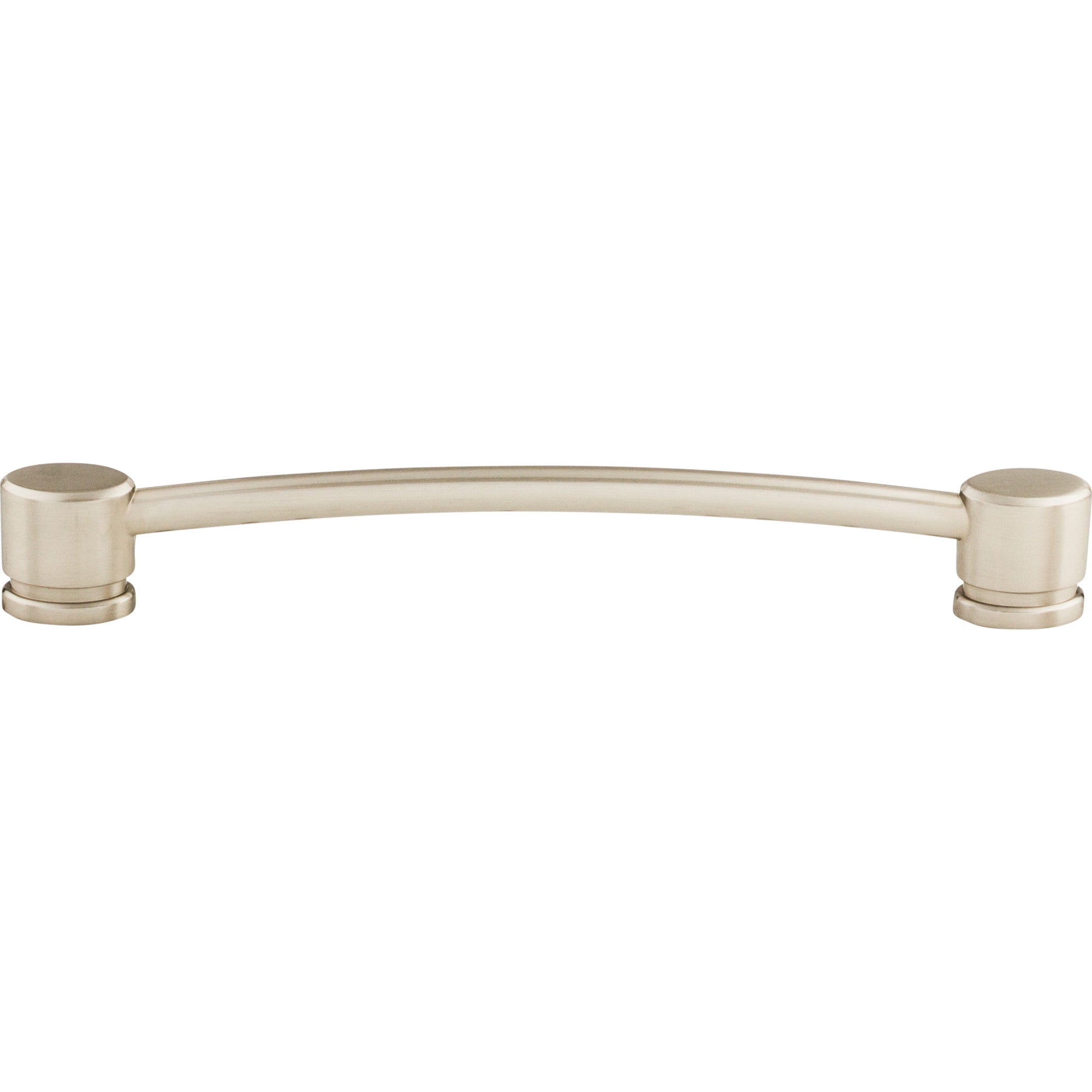 Oval Thin 7" Center to Center Bar Pull - Brushed Satin Nickel