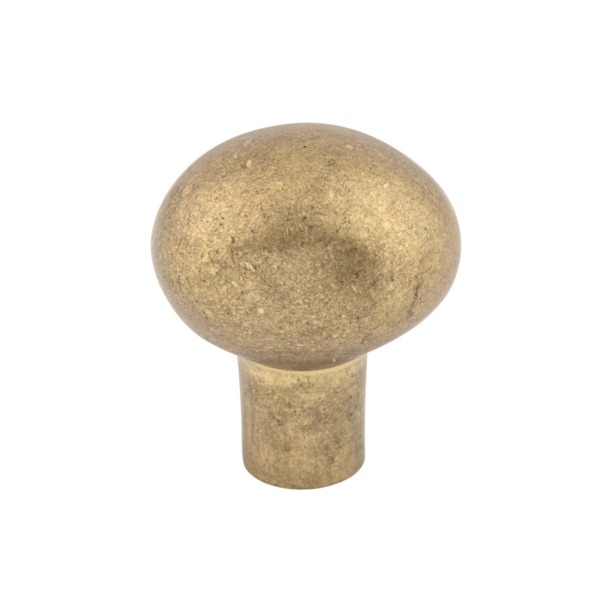 Aspen Small Egg 1 3/16" Length Oval Knob - Light Bronze