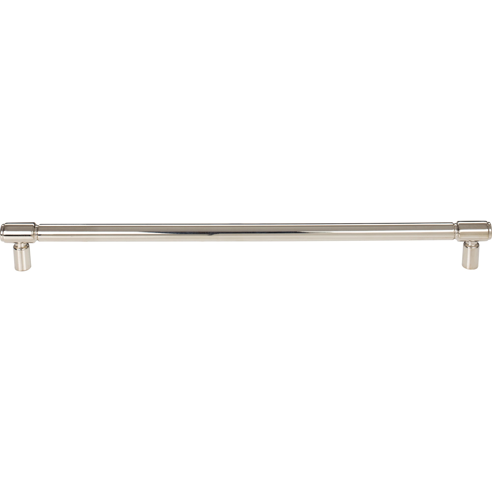 Clarence 12" Center to Center Bar Pull - Polished Nickel