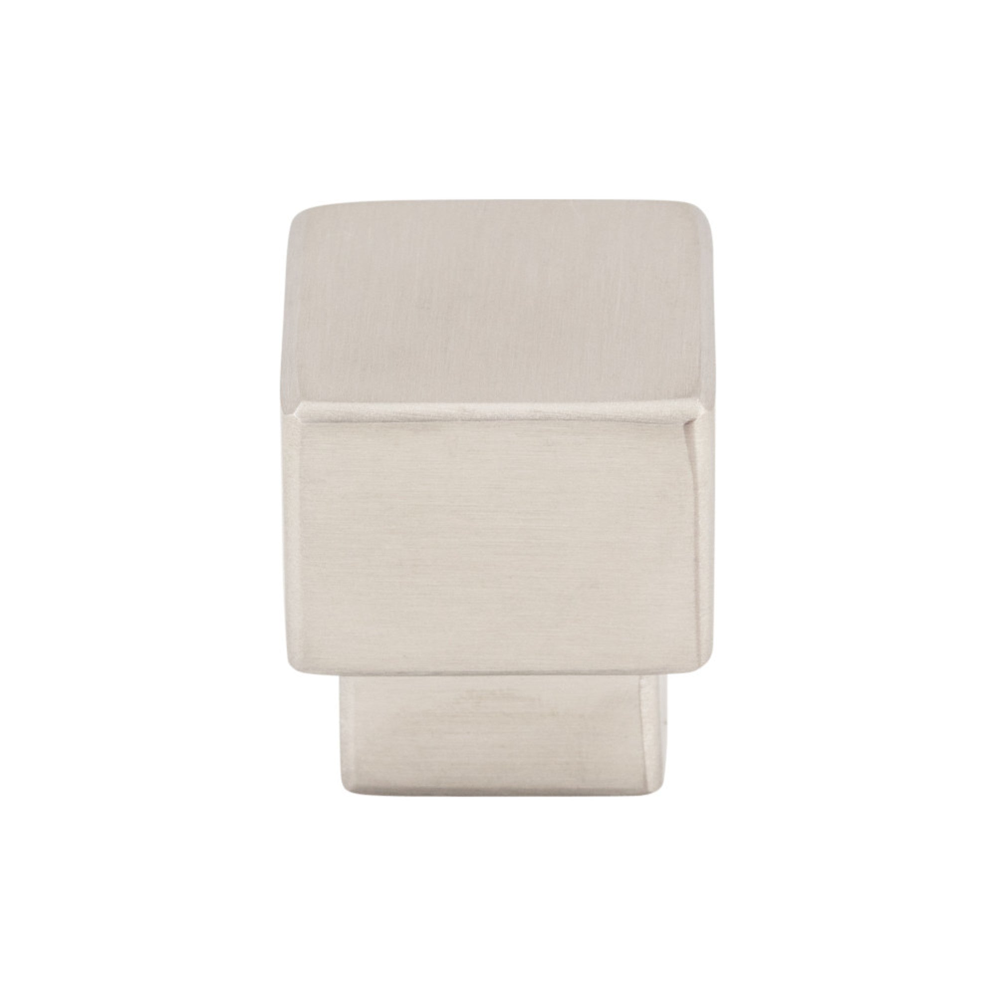 Tapered 1" Length Square Knob - Stainless Steel
