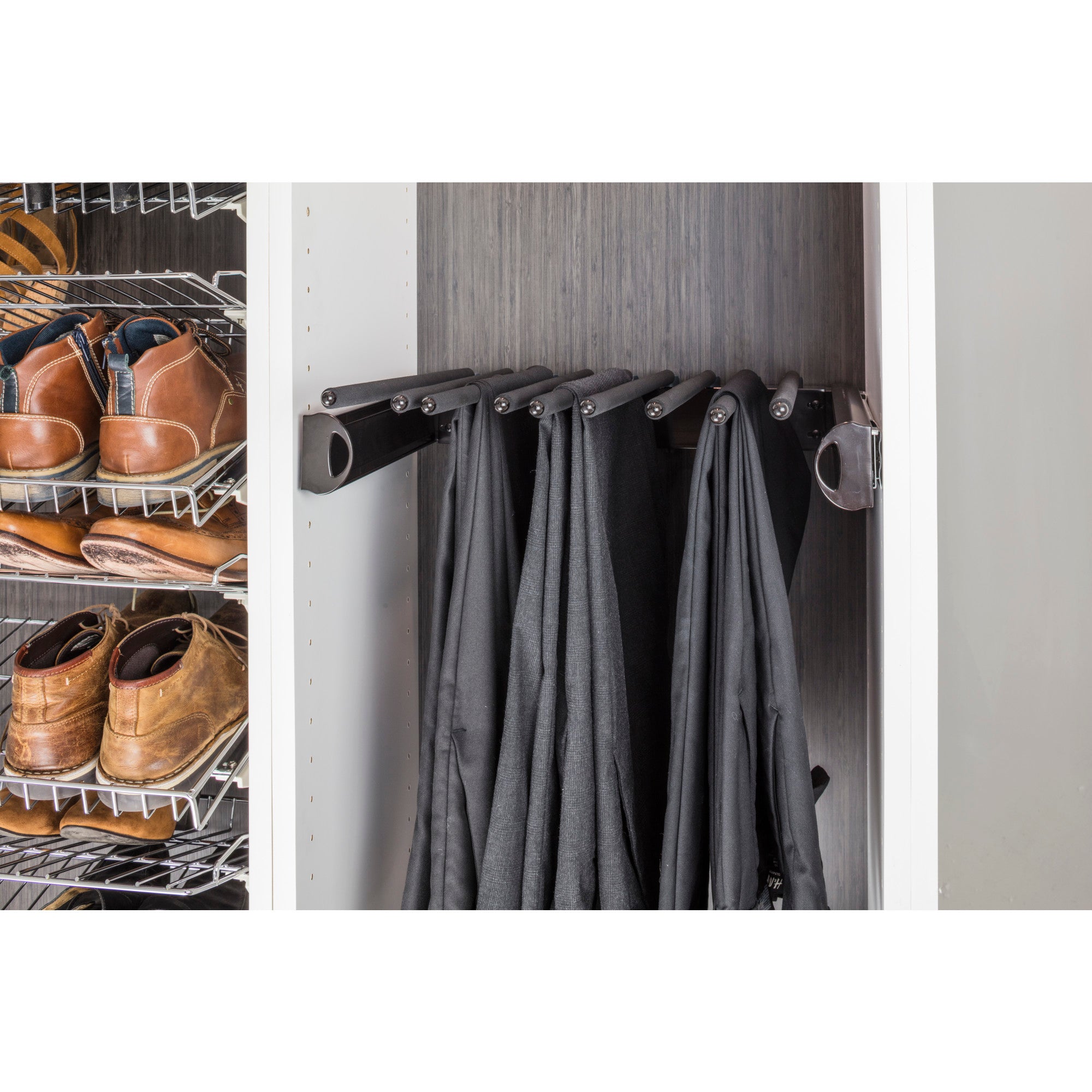 Dark Bronze 24" Wide Pant Rack