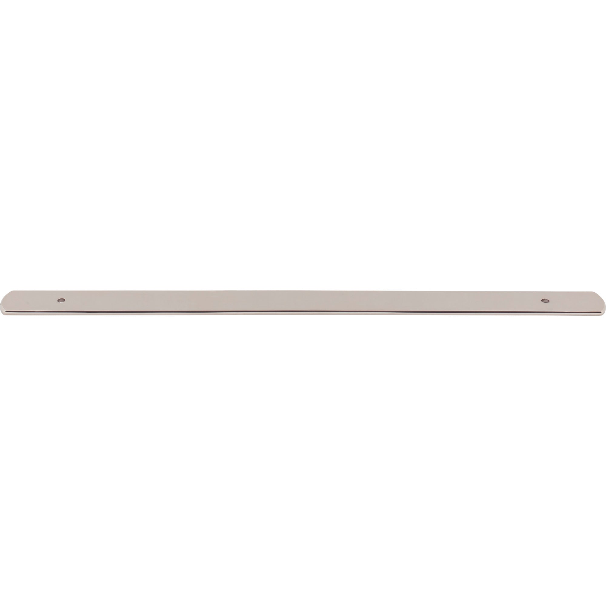 Wescott 12" Center to Center Pull Backplate - Polished Nickel