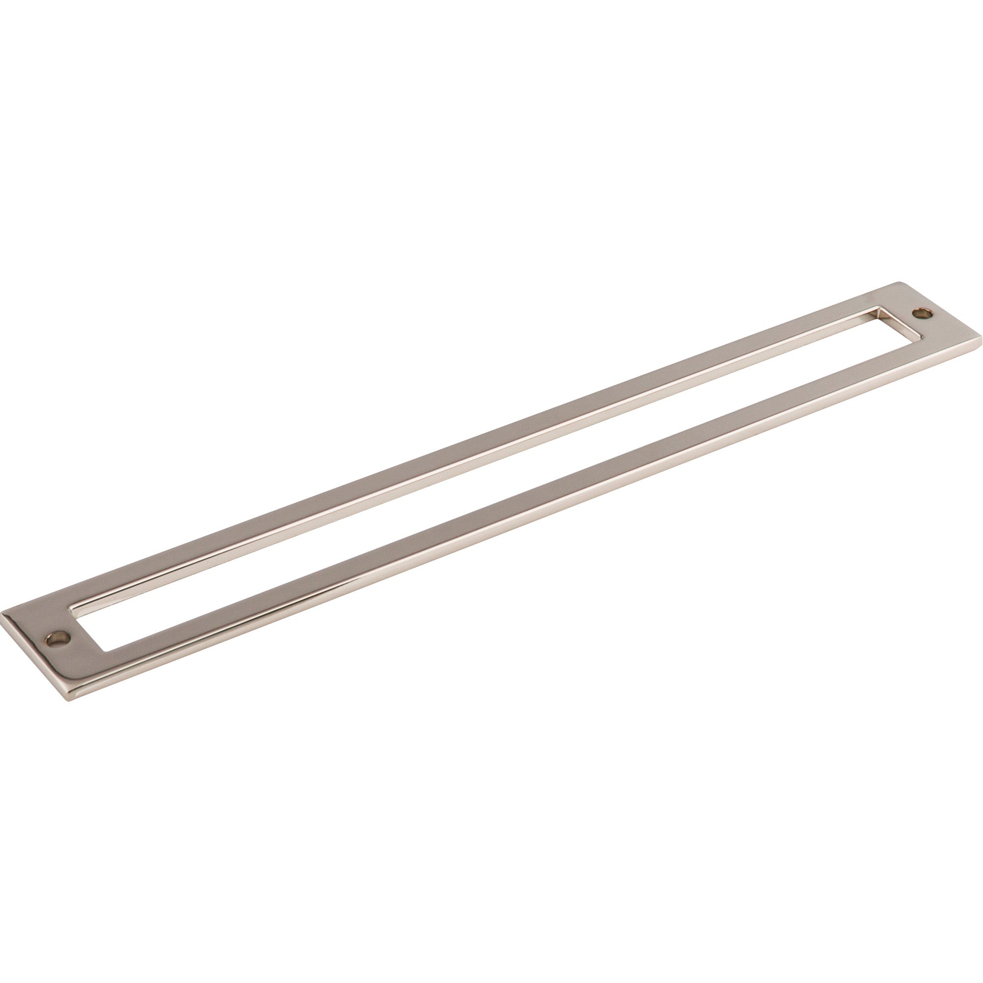 Hollin 8 13/16" Center to Center Pull Backplate - Polished Nickel