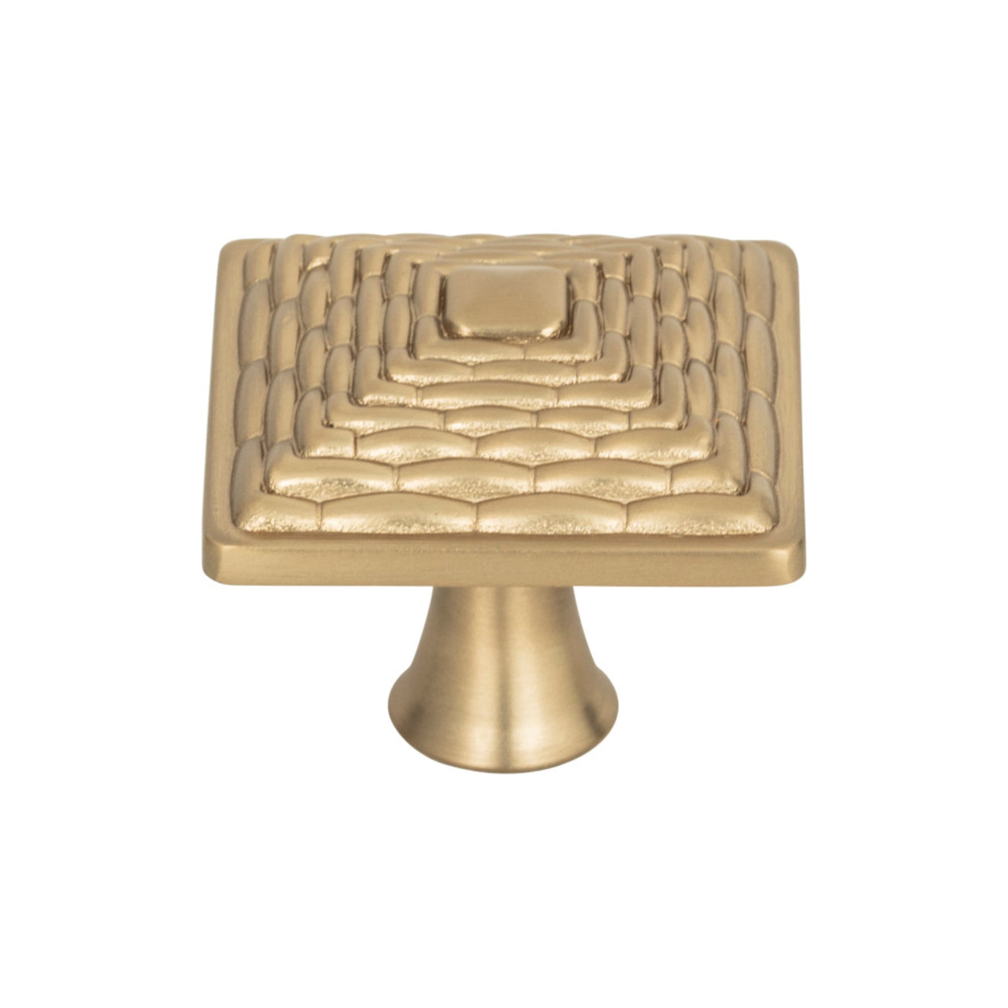 Mandalay Square Knob - Champagne
