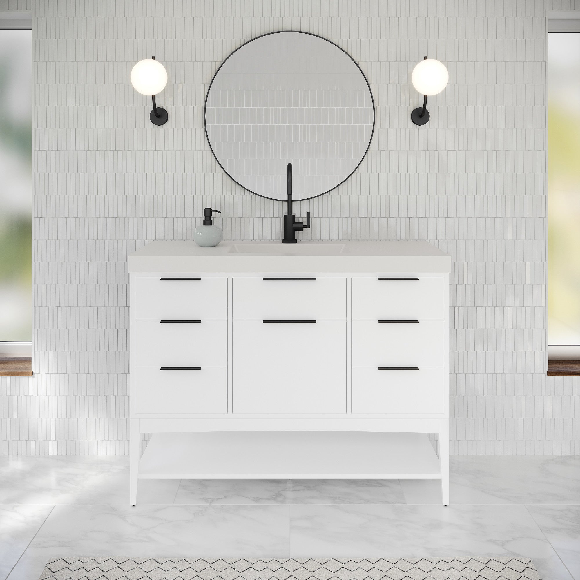 48" Gardner Vanity – White