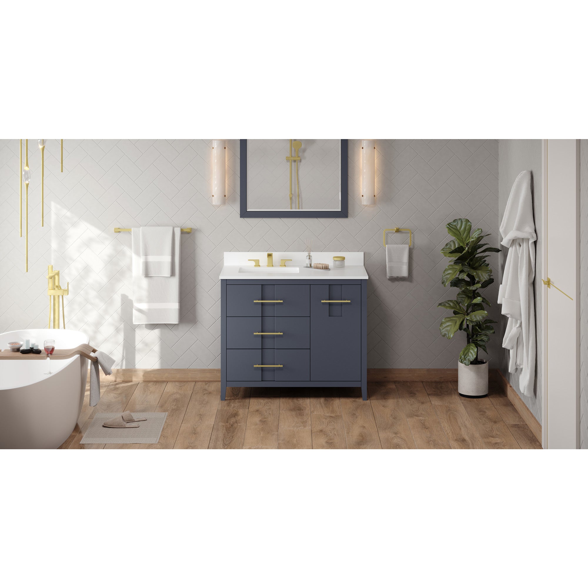 42" Katara Vanity – Left Offset