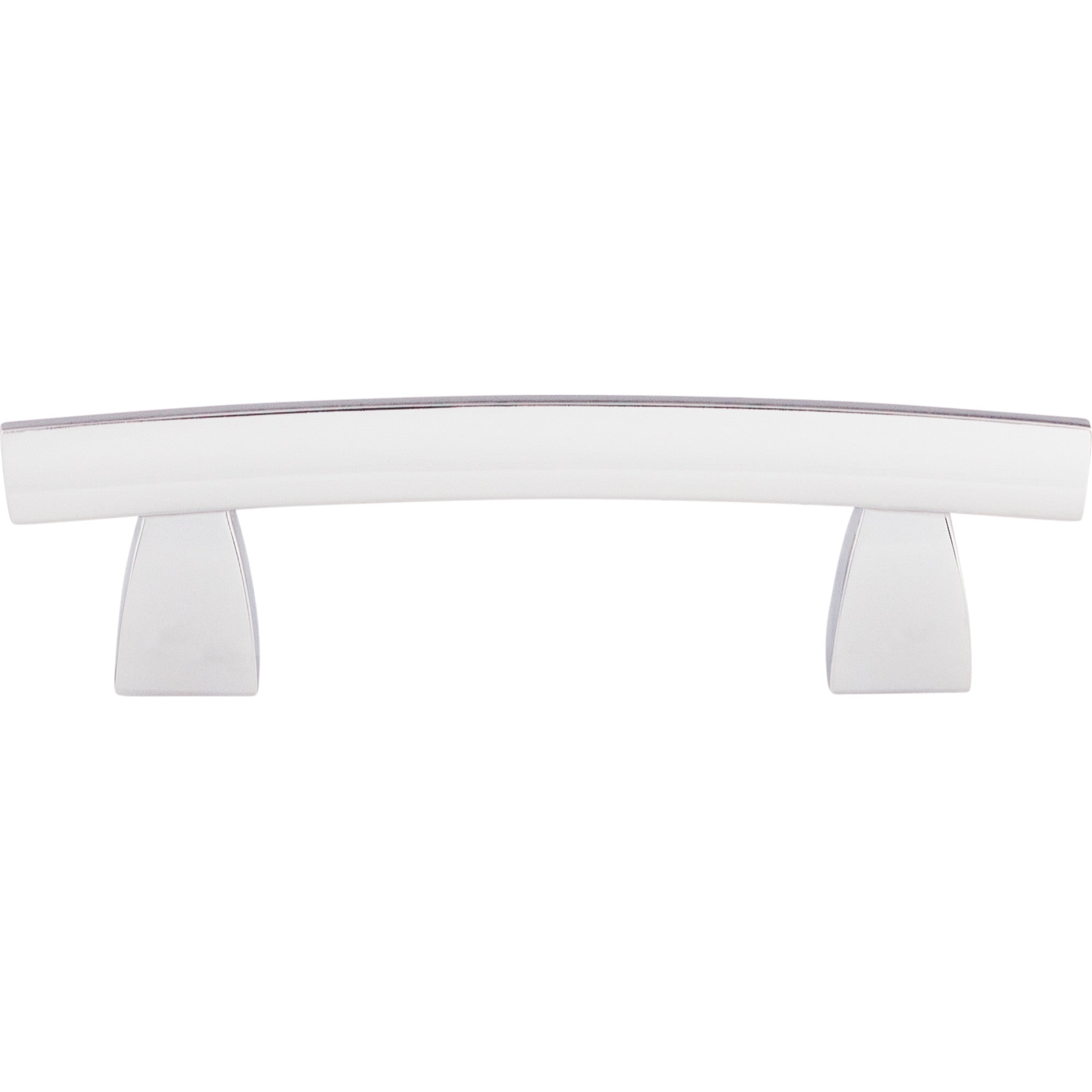 Arched 3" Center to Center Bar Pull - Polished Chrome