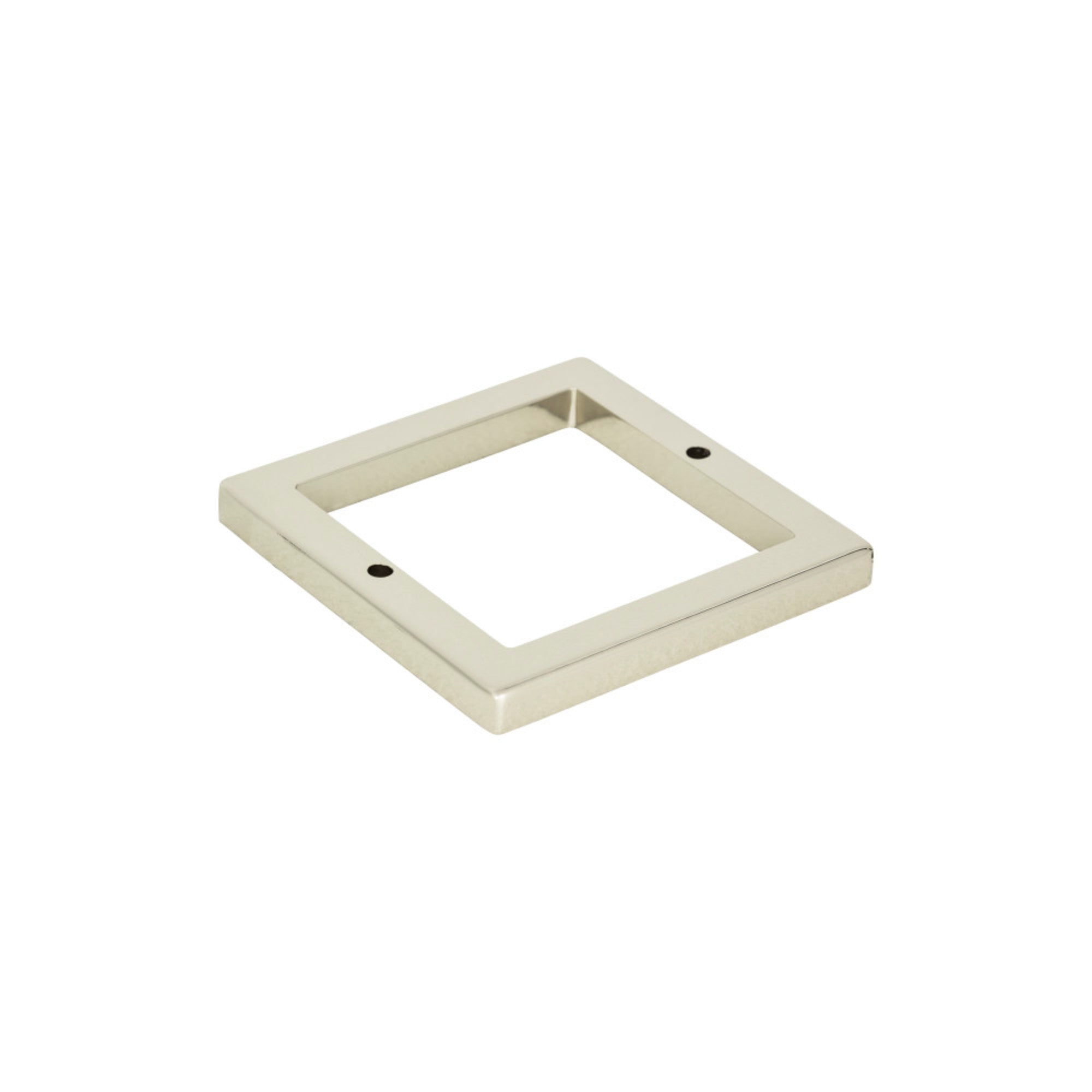 Tableau Square 2 1/2" Center to Center Pull Backplate - Polished Nickel