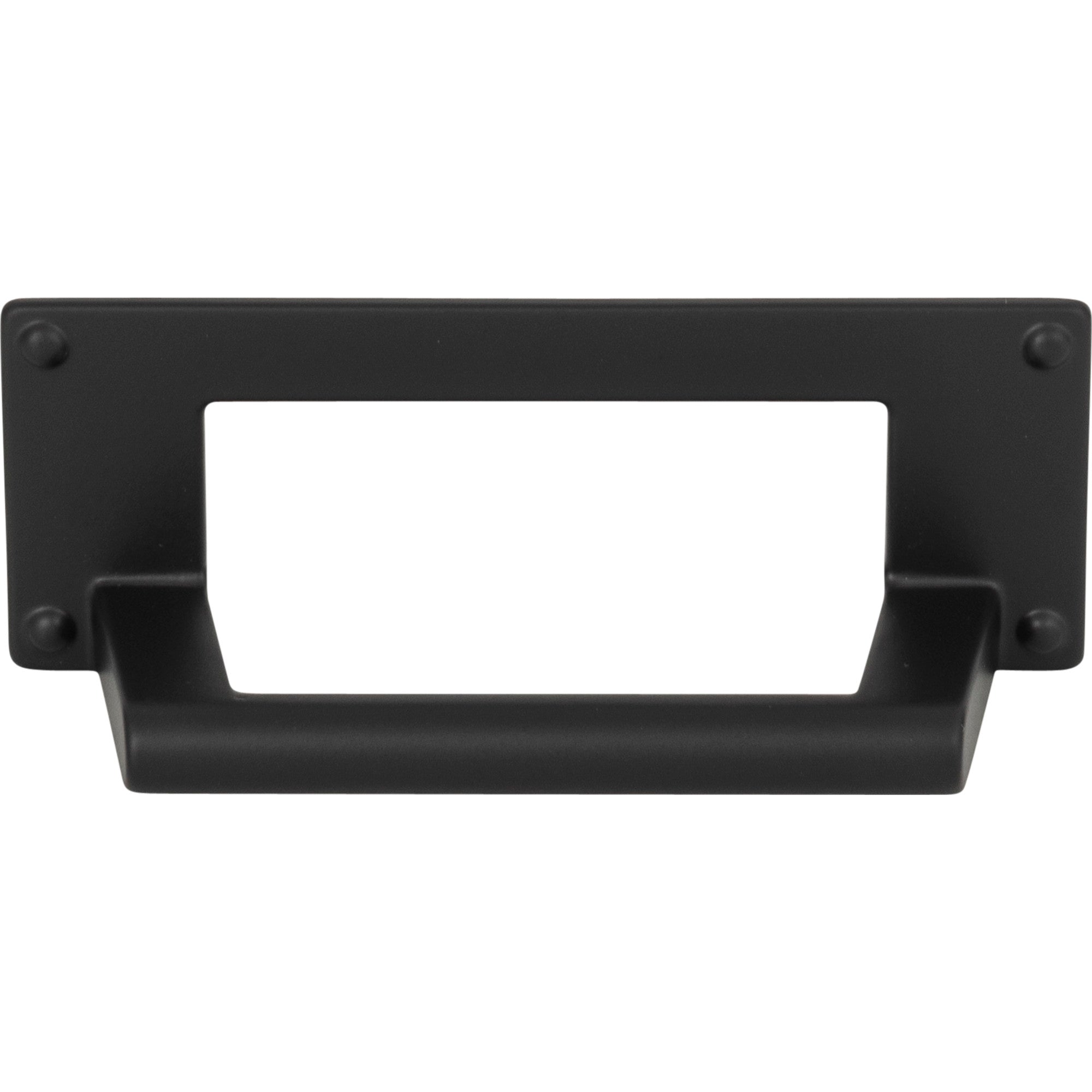 Bradbury Cup/Bin Pull - Matte Black