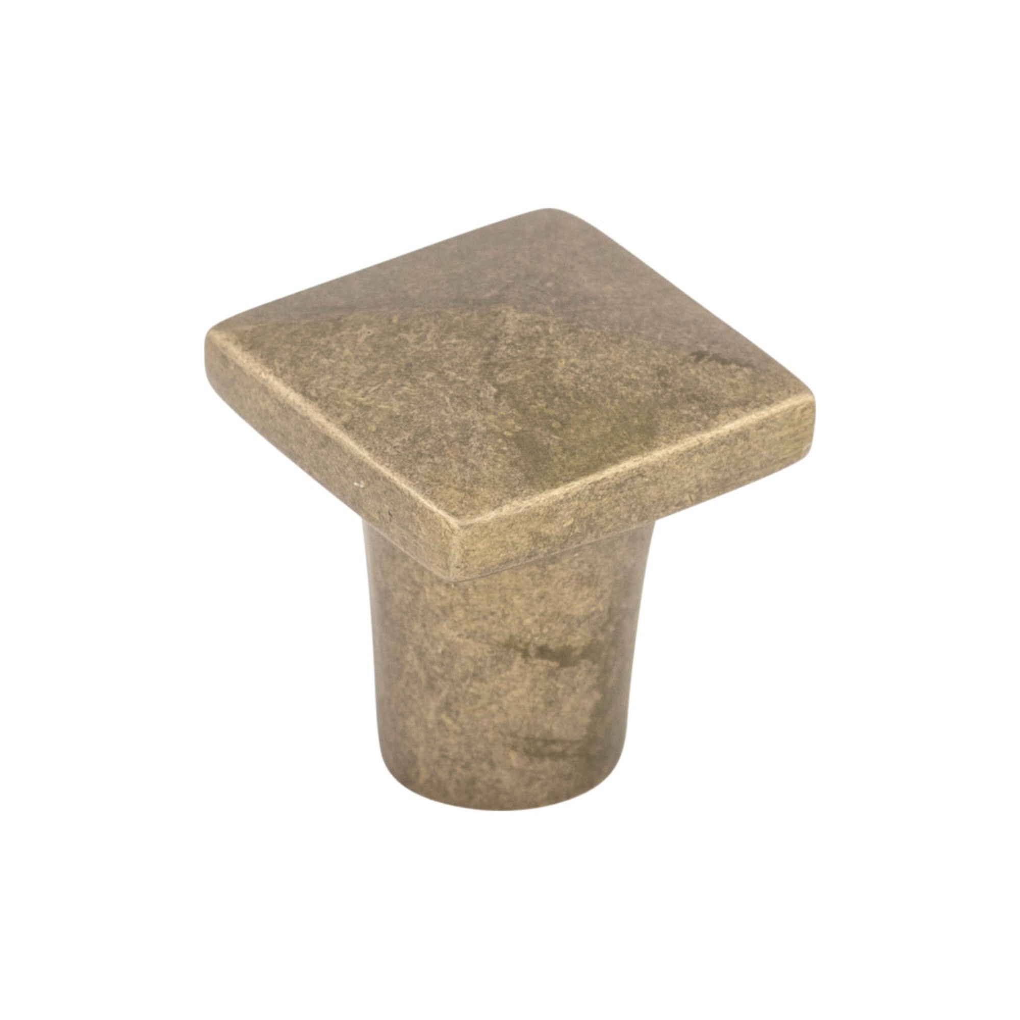 Aspen 3/4" Length Square Knob - Light Bronze