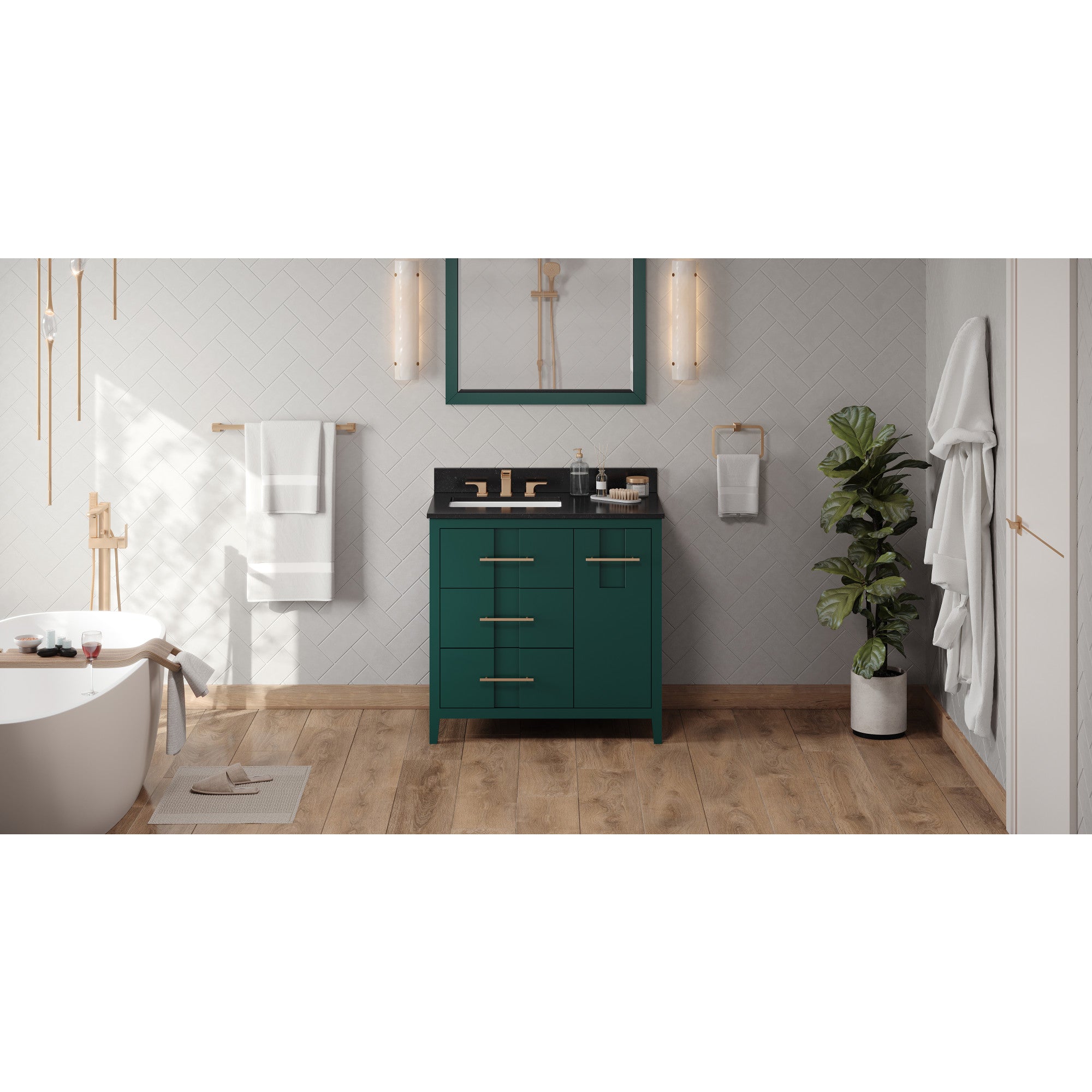 36" Katara Vanity – Left Offset