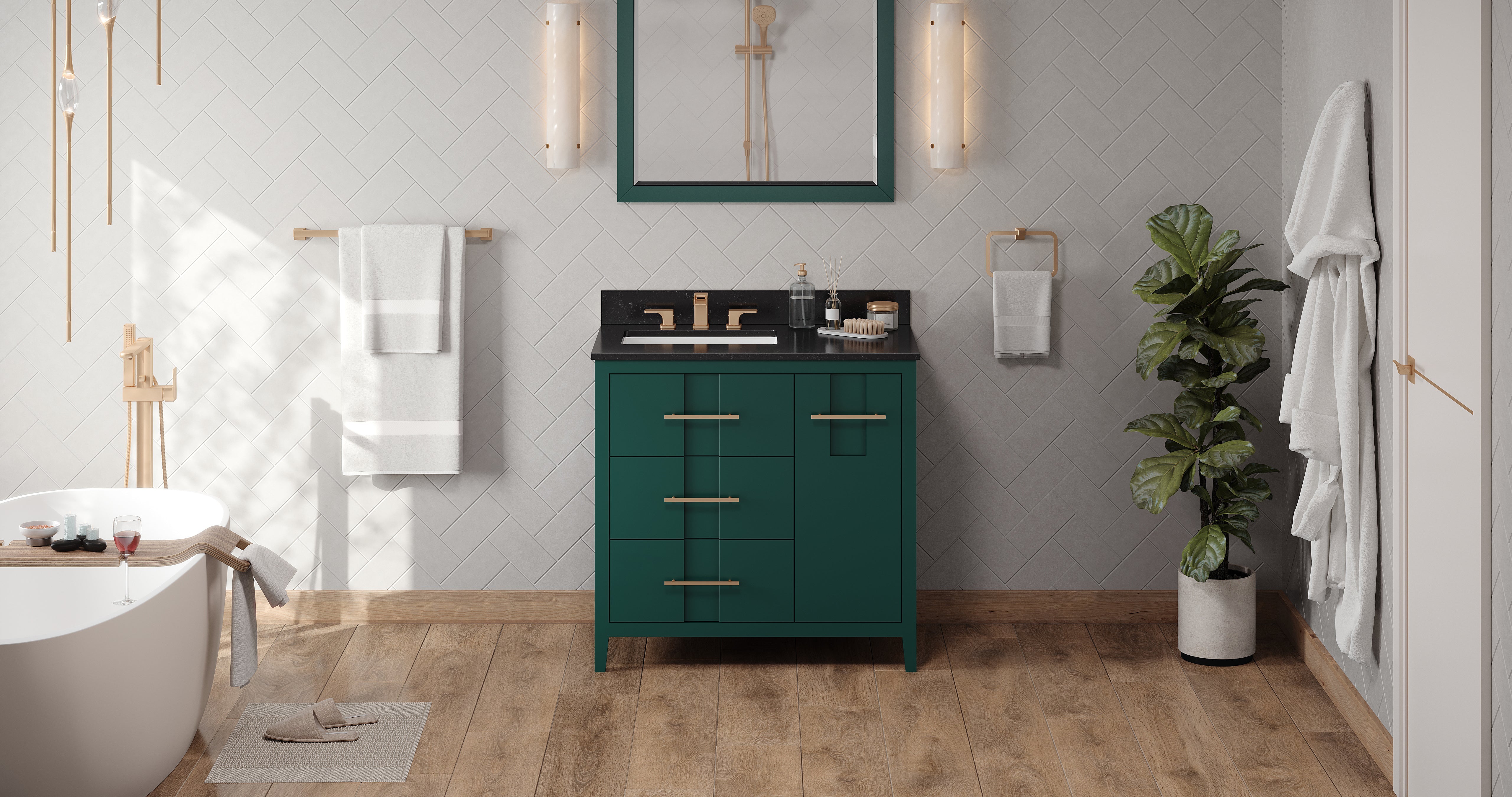 36" Katara Vanity – Left Offset