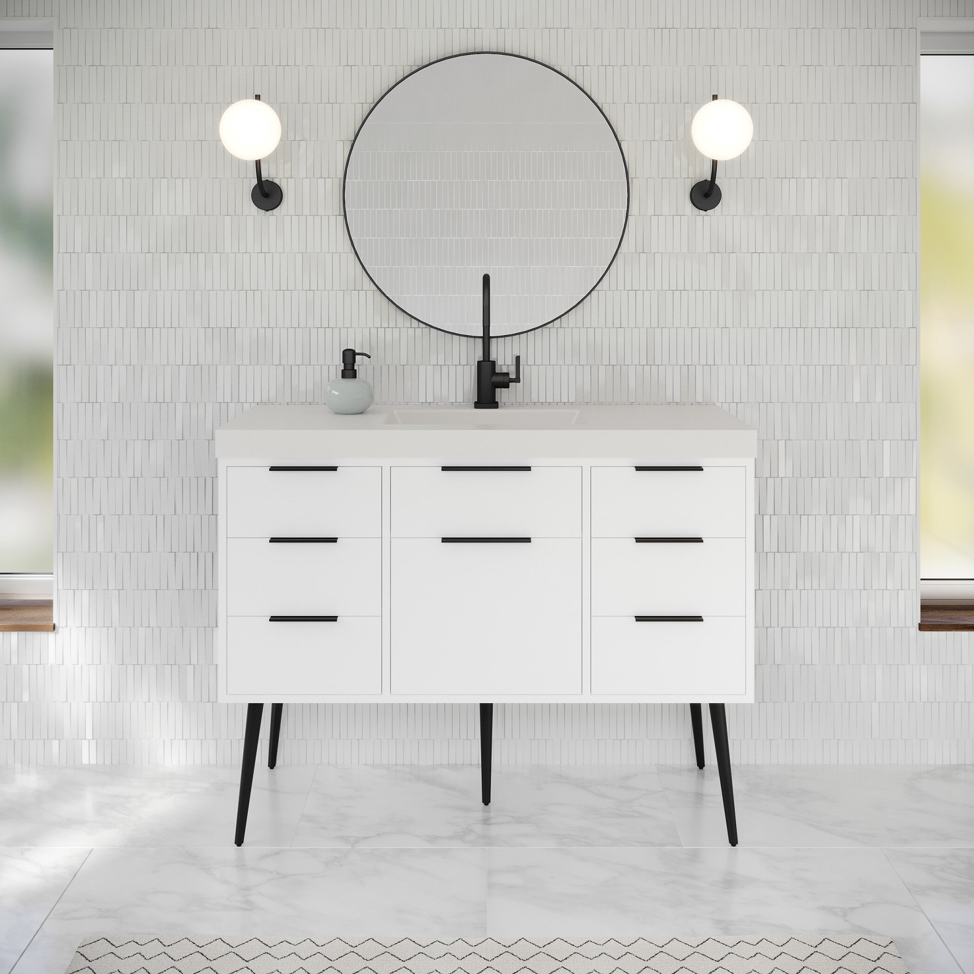 48" Gardner Vanity – White