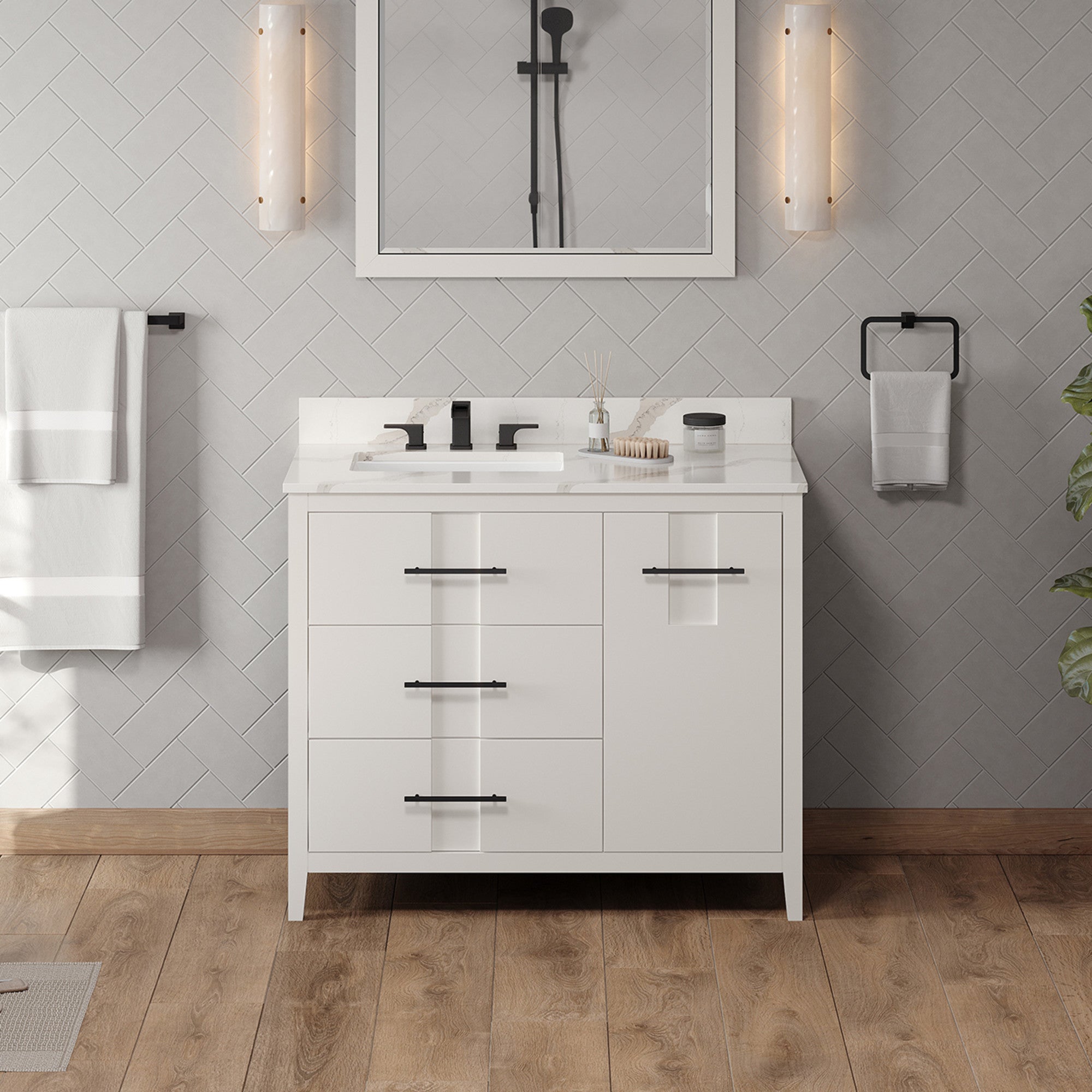 42" Katara Vanity – Left Offset