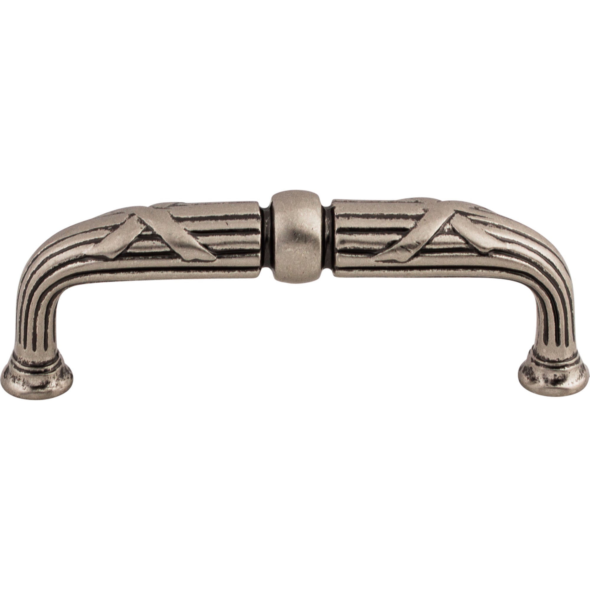 Ribbon & Reed 3 3/4" Center to Center Bar Pull - Pewter Antique