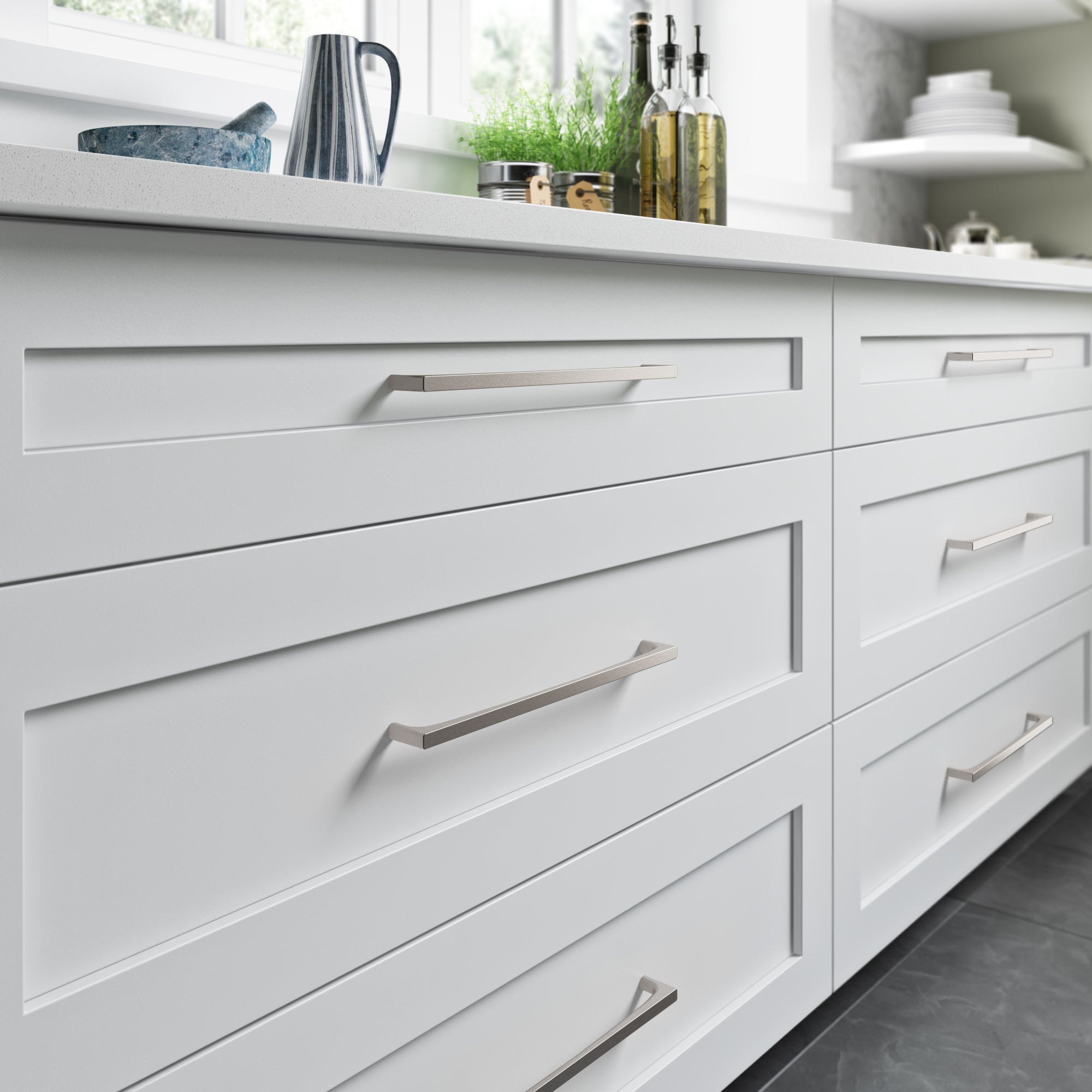 Riverside 18" Center to Center Appliance Pull - Brushed Satin Nickel