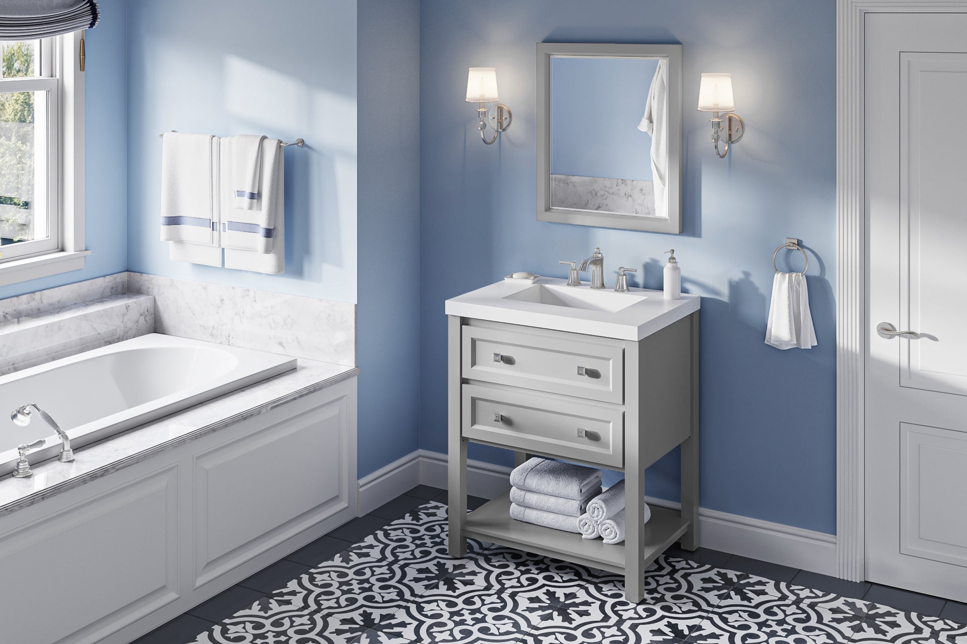 30" Adler Vanity – Grey