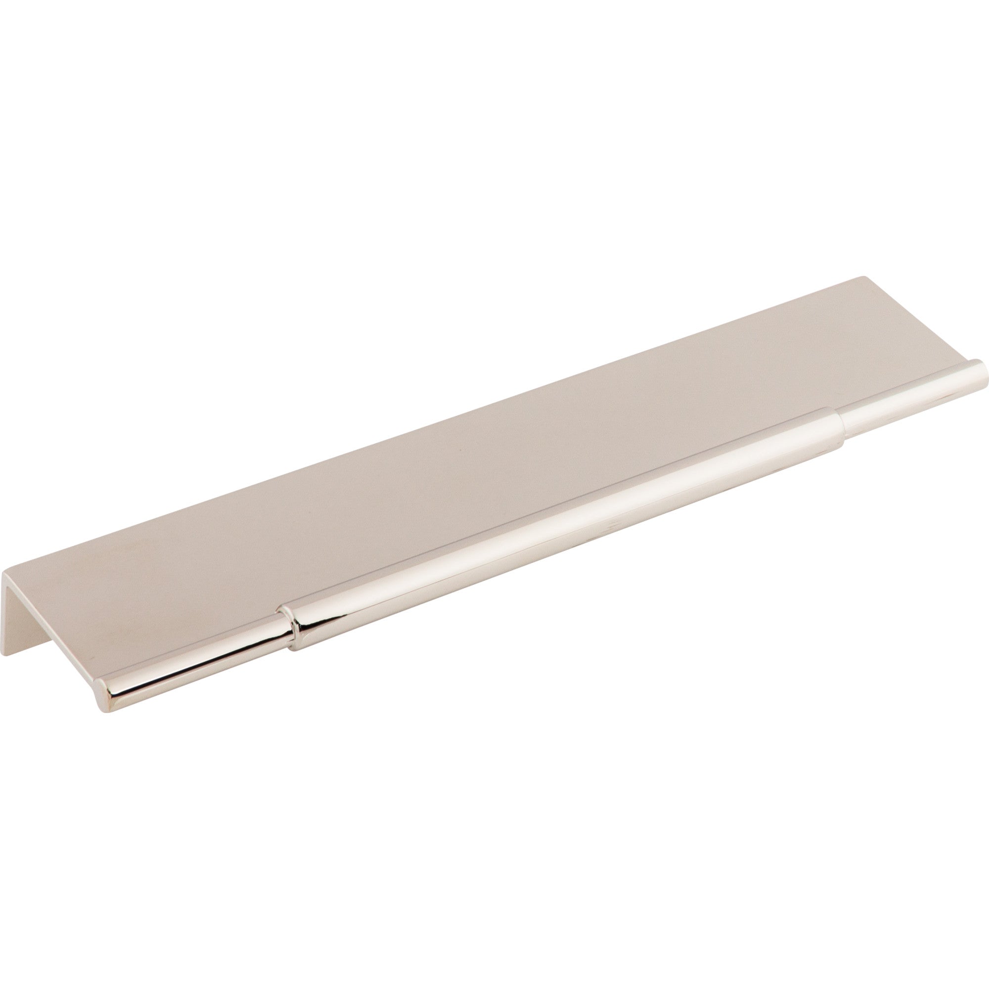Crestview 6" Center to Center Finger Pull - Polished Nickel