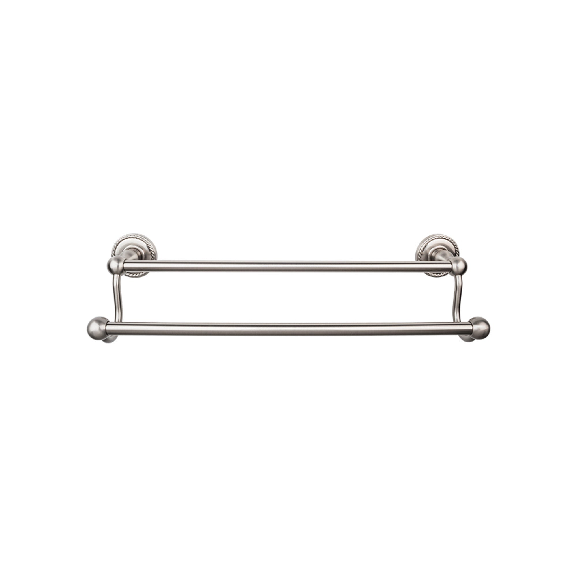 TOP BATH (R) Edwardian Bath Double 32 1/2" Wall Mounted  Towel Bar - Brushed Satin Nickel