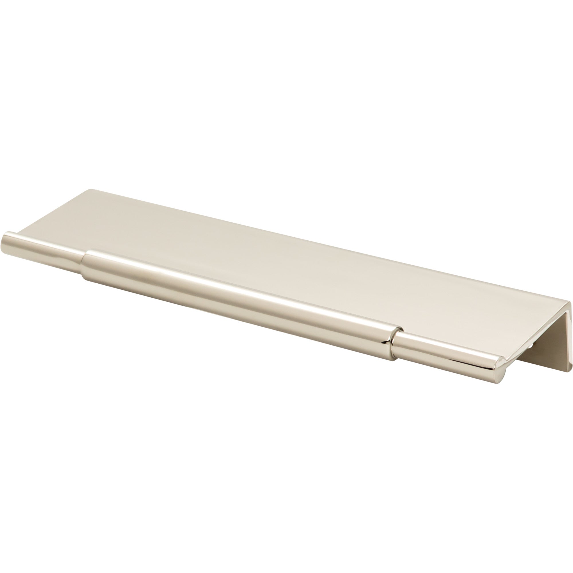 Crestview 5" Center to Center Finger Pull - Polished Nickel