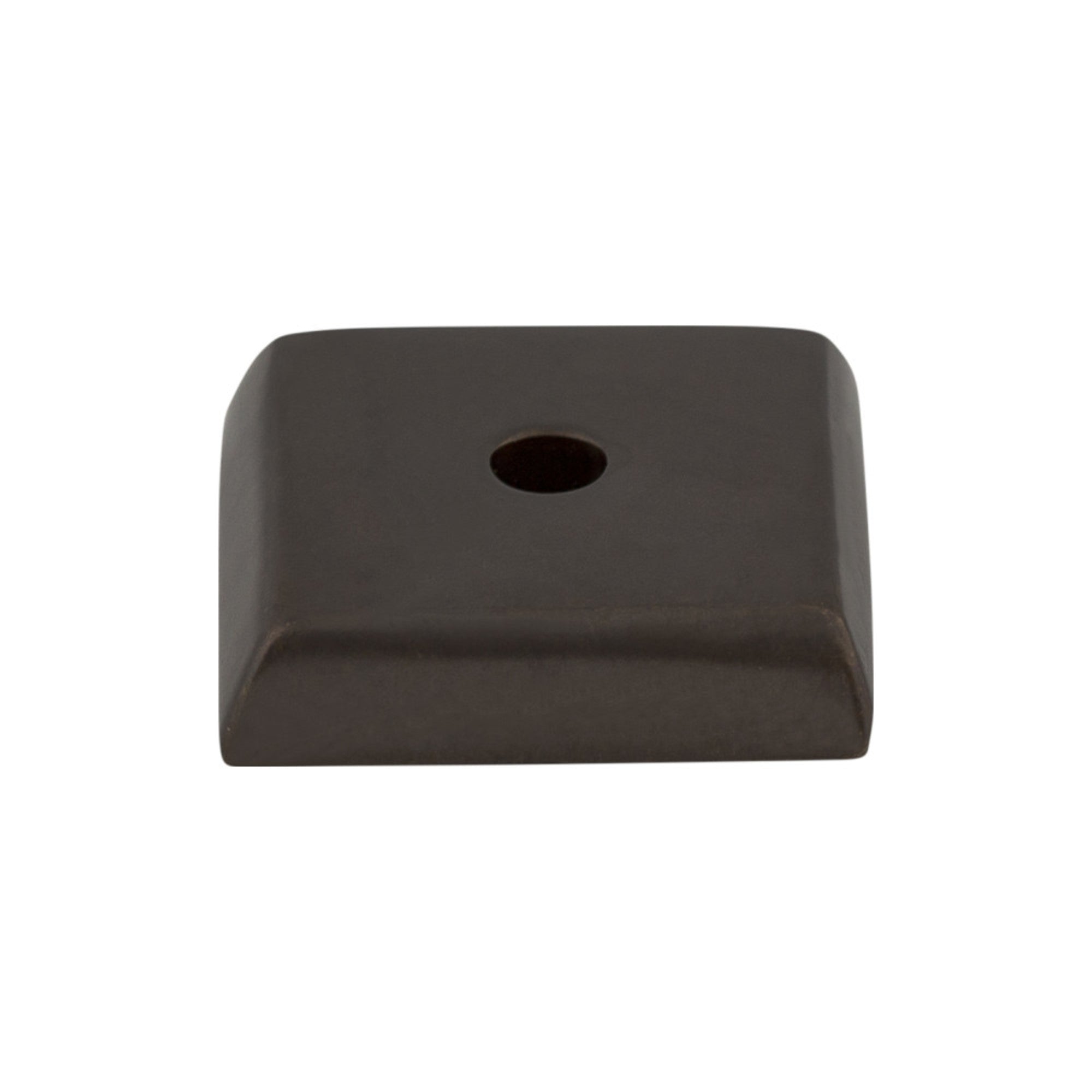 Aspen Square Knob Backplate - Medium Bronze