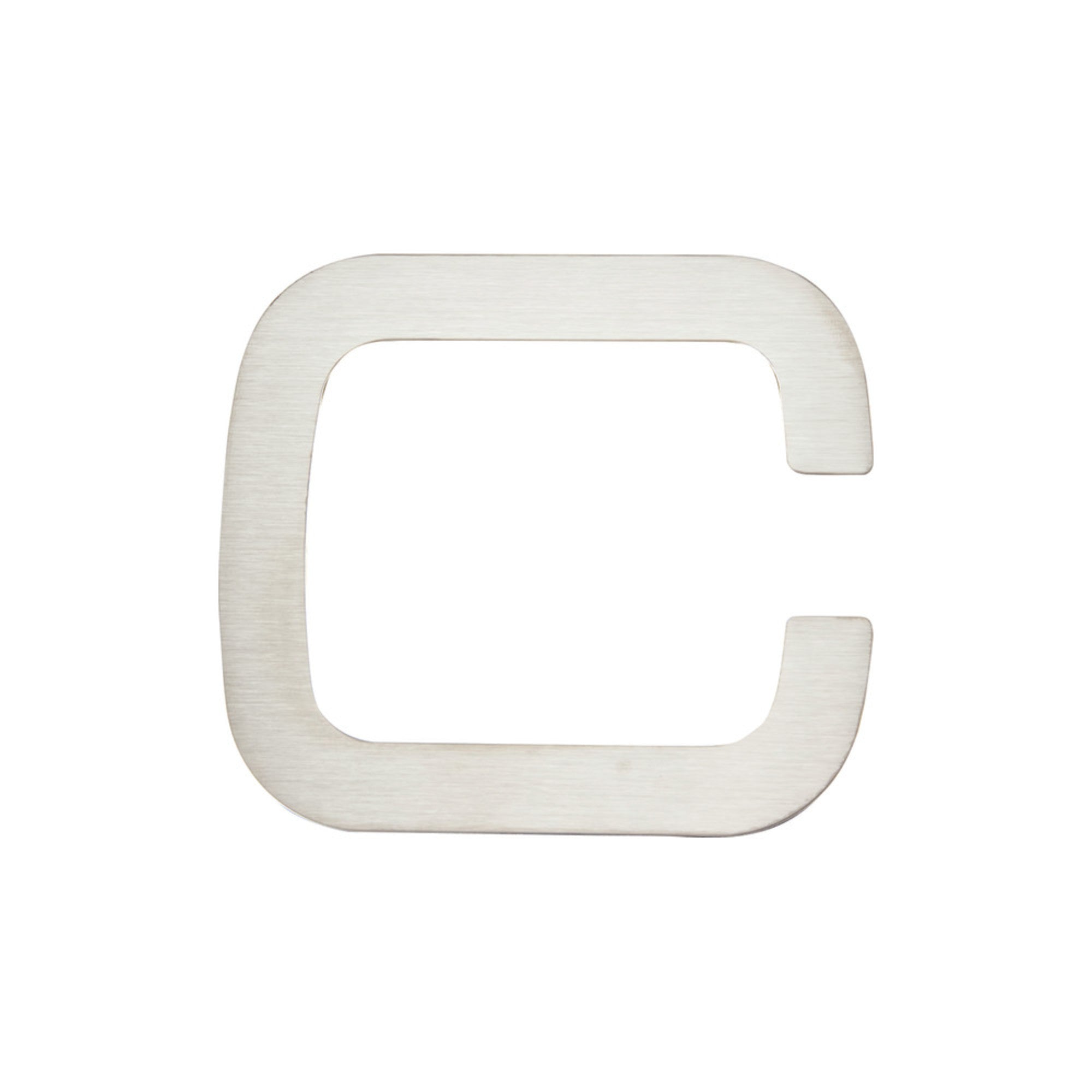 Paragon 4" H Surface Mount House Letter - Stainless Steel