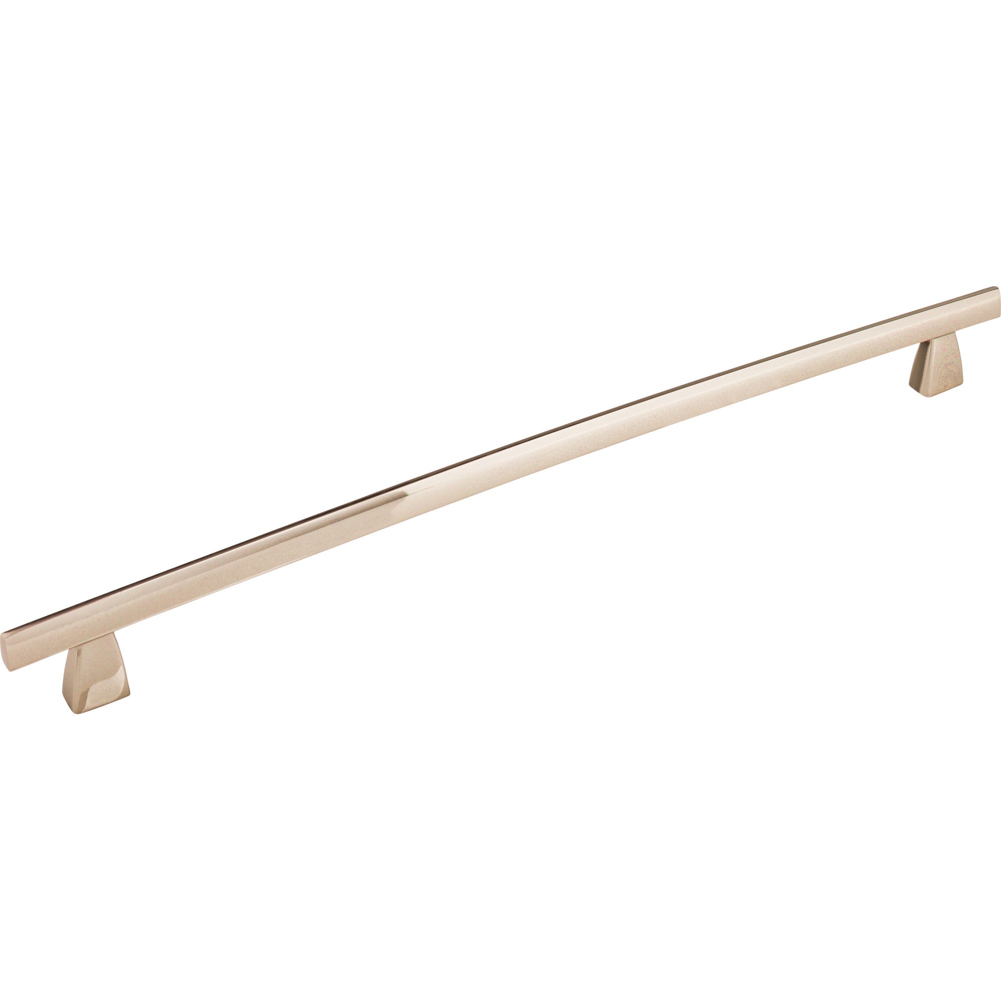 Arched 12" Center to Center Bar Pull - Polished Nickel