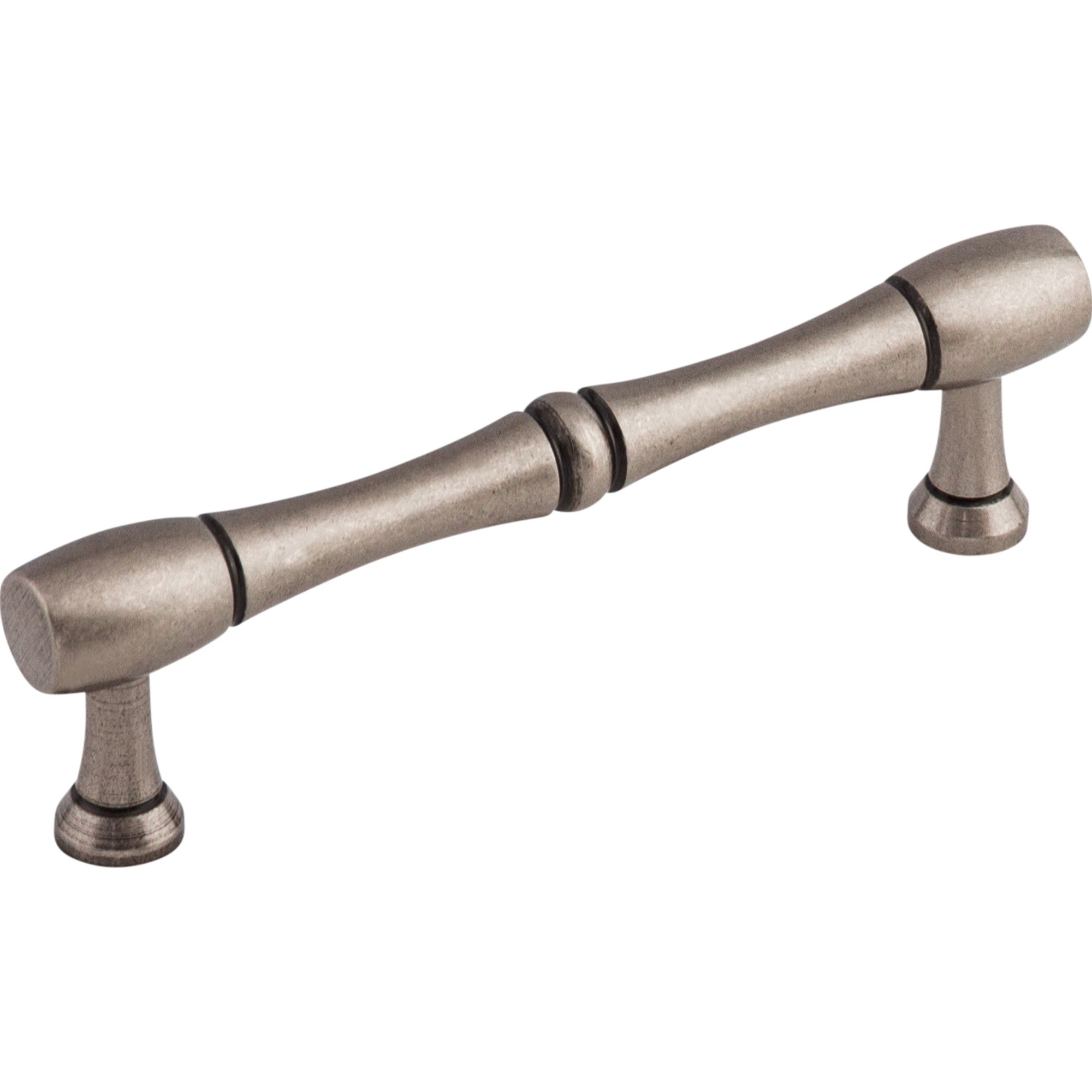 Nouveau Bamboo 3 3/4" Center to Center Bar Pull - Pewter Antique