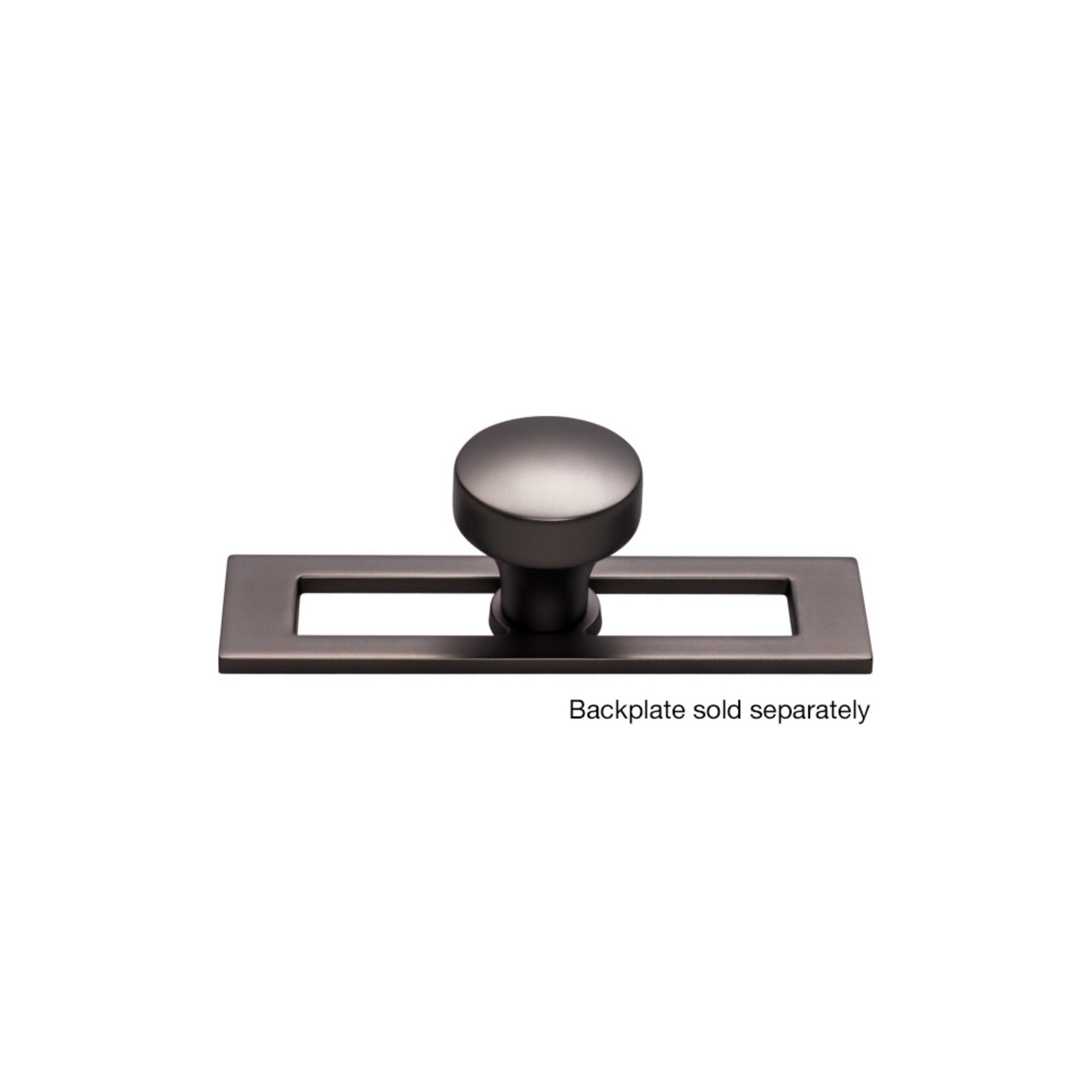 Kinney 1 1/4" Diameter Round Knob - Ash Gray