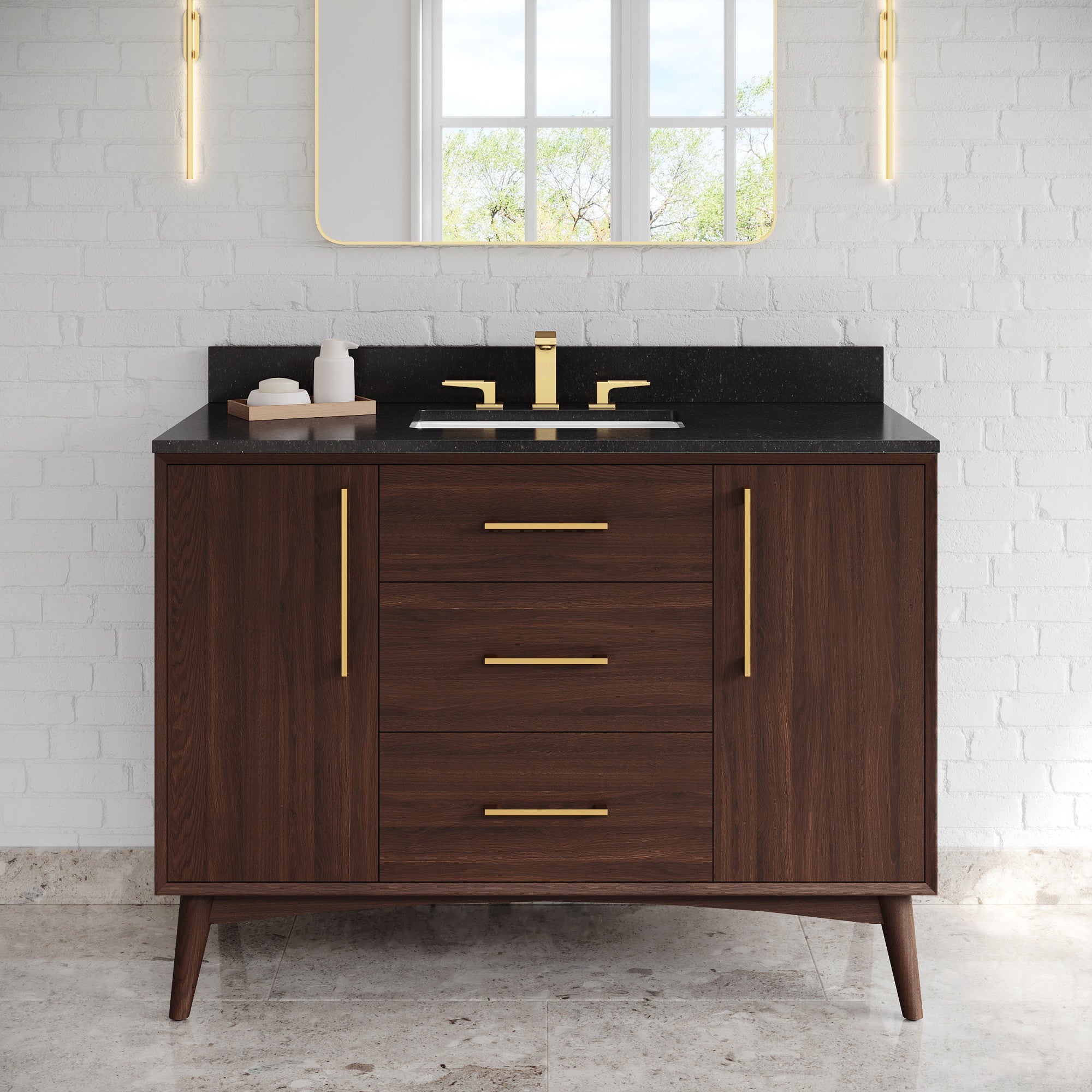 48" Dashwood Vanity – Dark Walnut