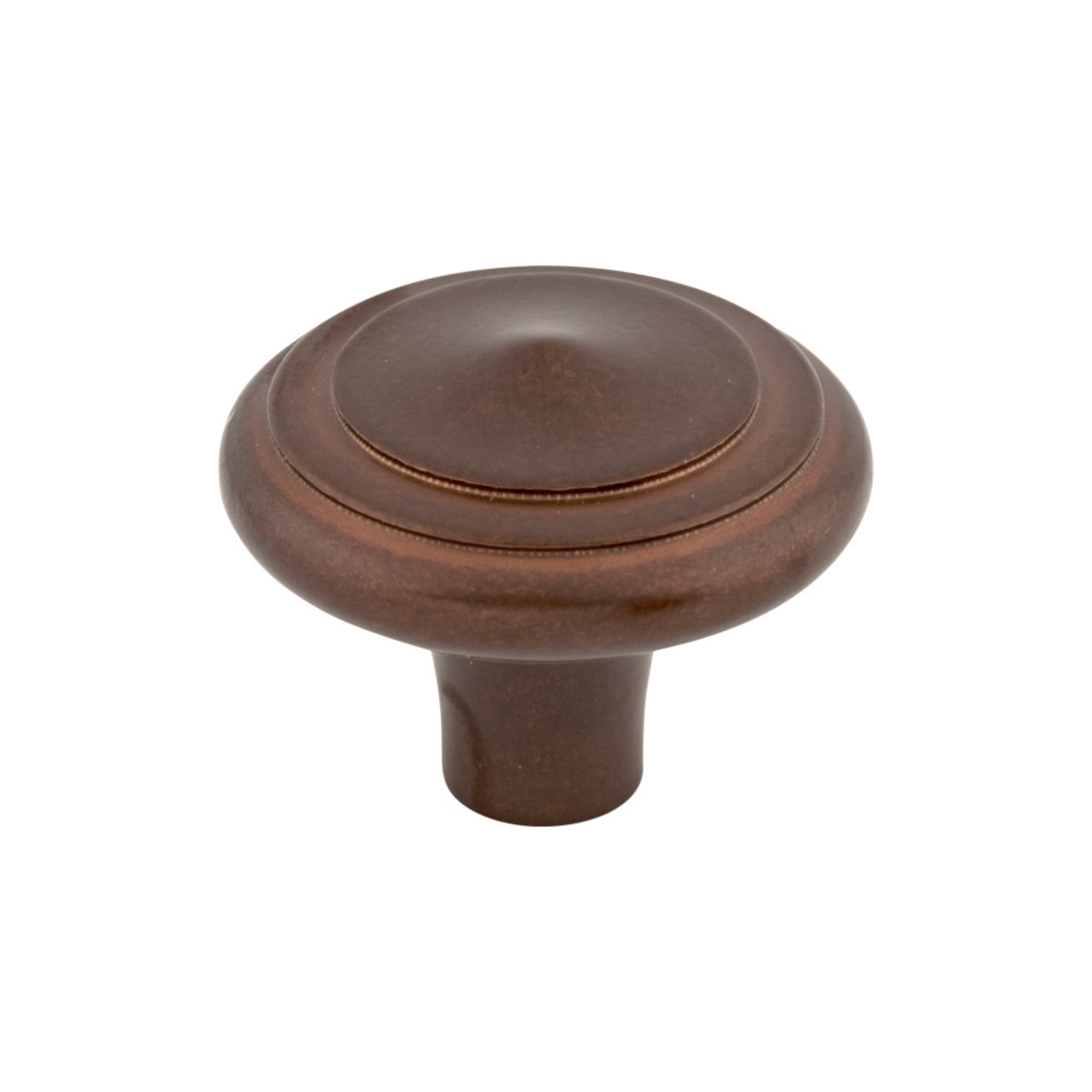 Aspen Peak Round Knob - Mahogany Bronze
