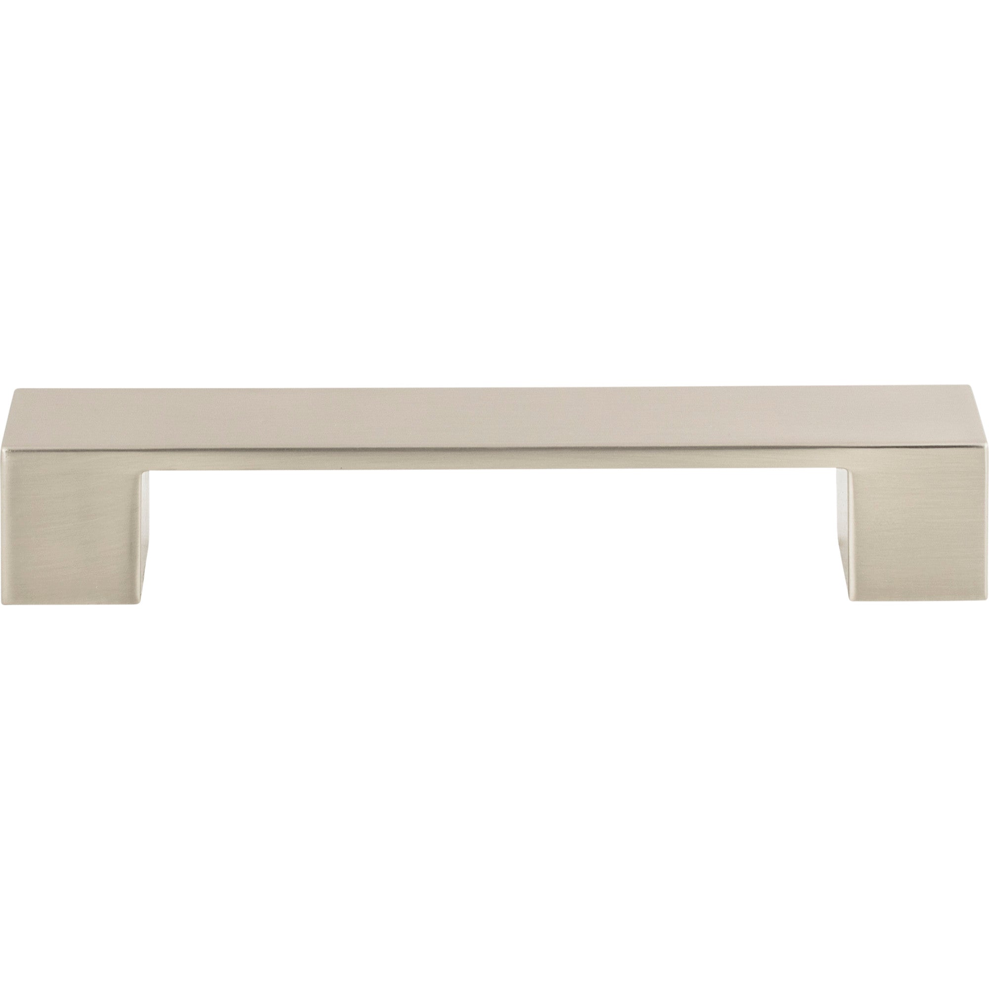 Wide Square Bar Pull - Brushed Nickel