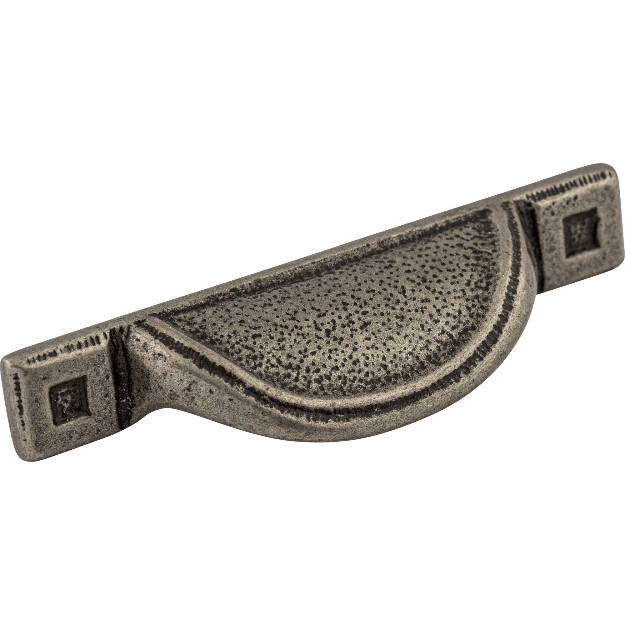 Inset Cup 2 1/2" Center to Center Cup/Bin Pull - Cast Iron