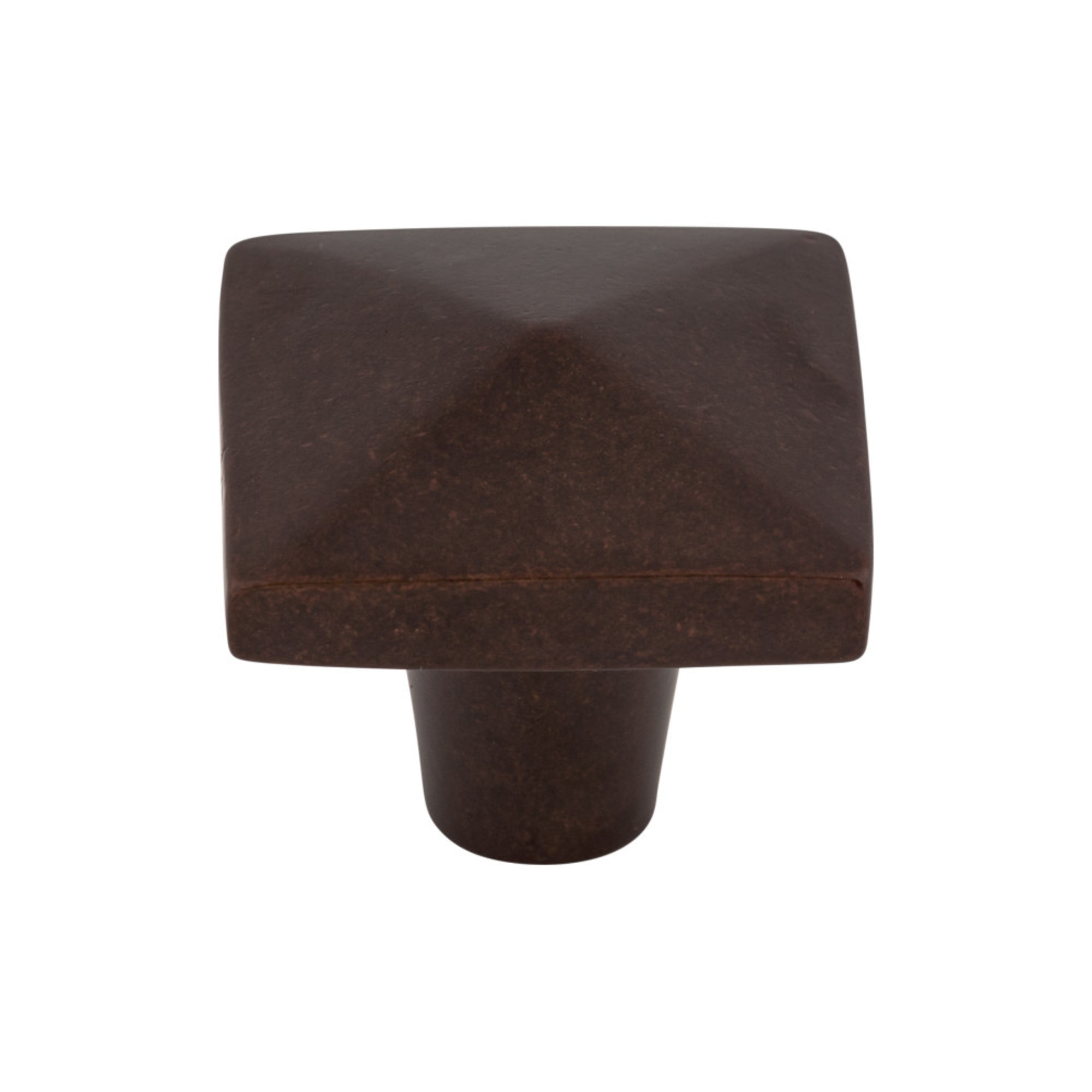Aspen Square Knob - Mahogany Bronze