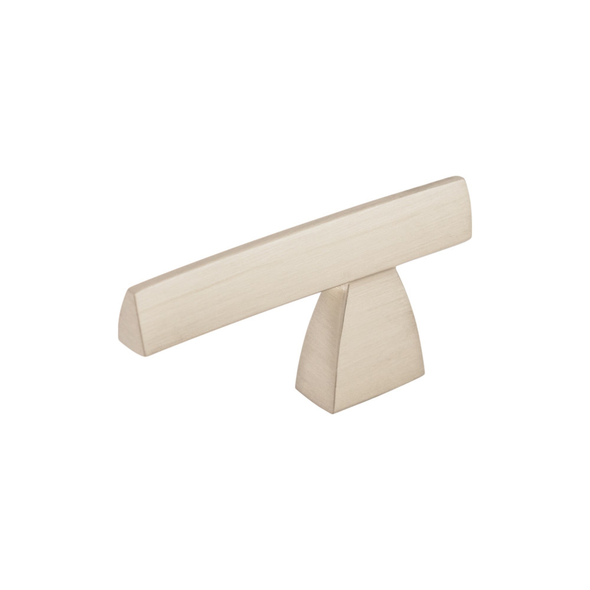 Arched 2 1/2" Length Novelty Knob - Brushed Satin Nickel