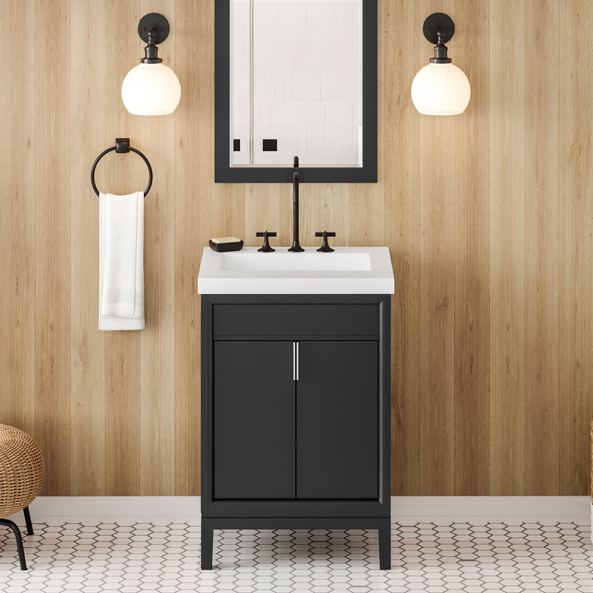 24" Theodora Vanity – Black