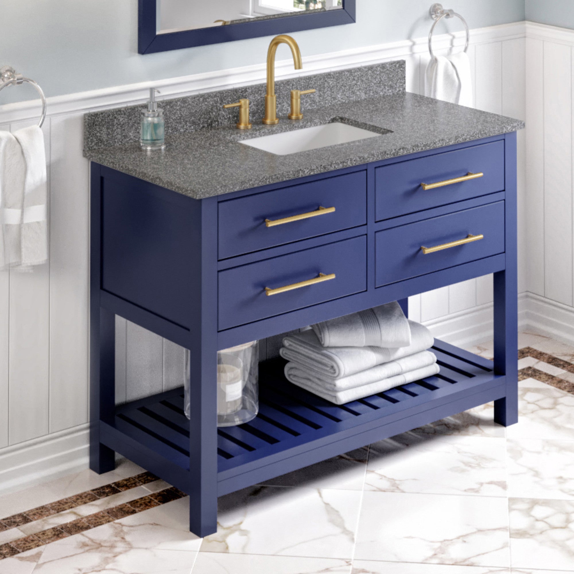 48" Wavecrest Vanity – Hale Blue