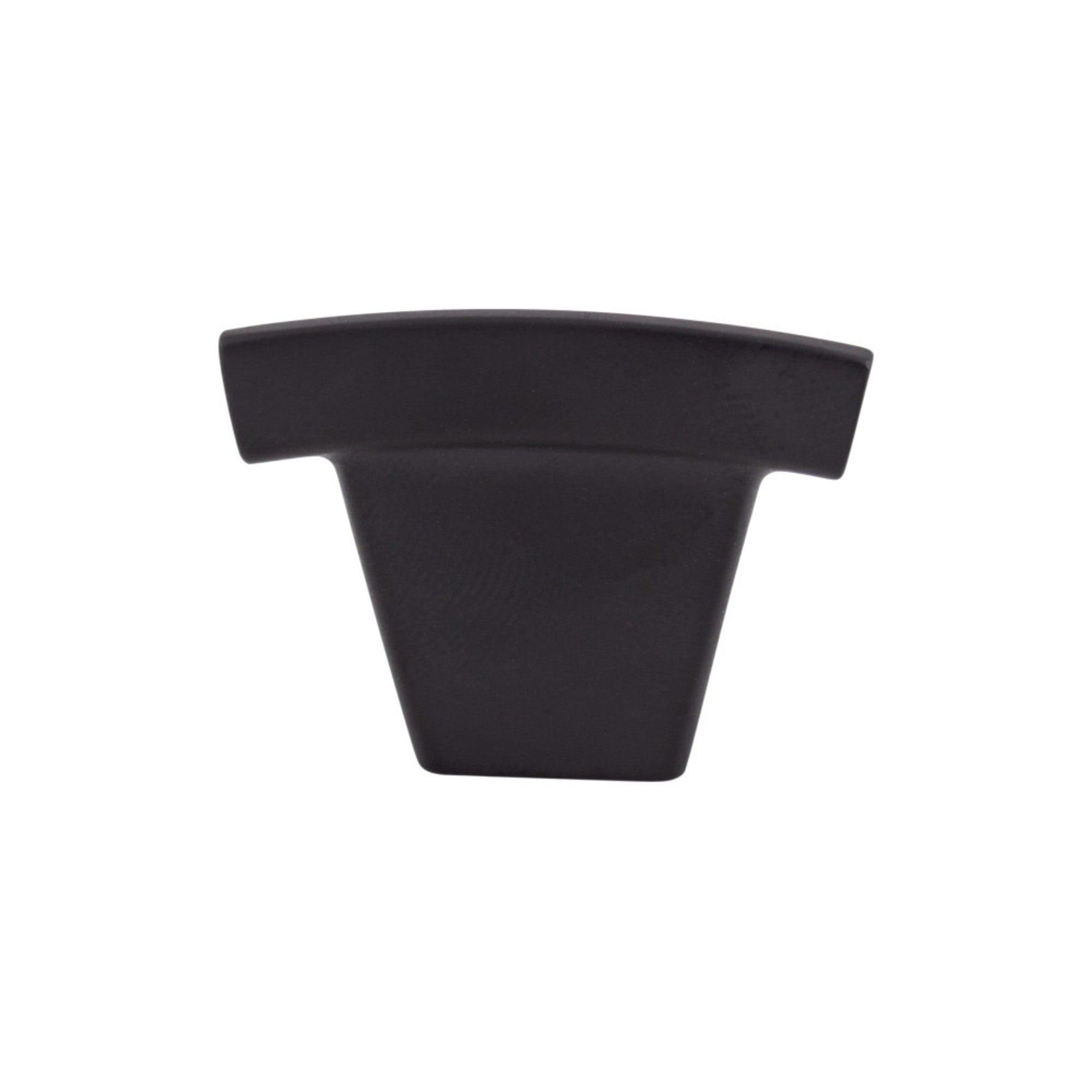 Arched 1 1/2" Length Bar Knob - Flat Black