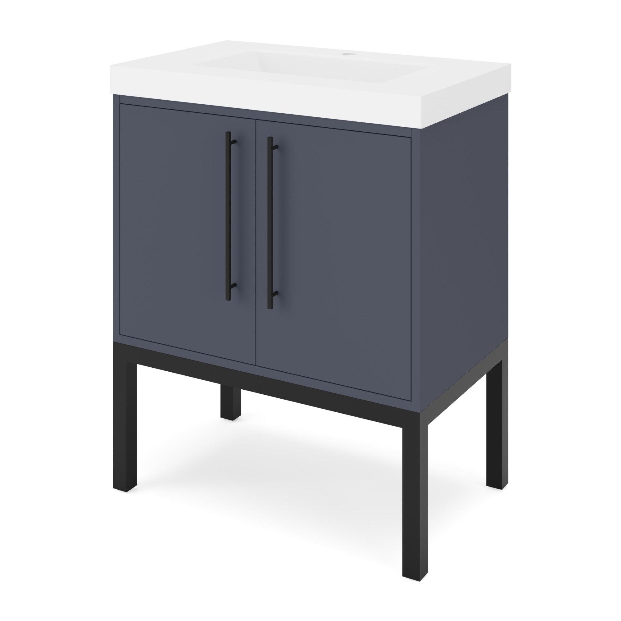 30" Tempest Vanity – Blue Steel