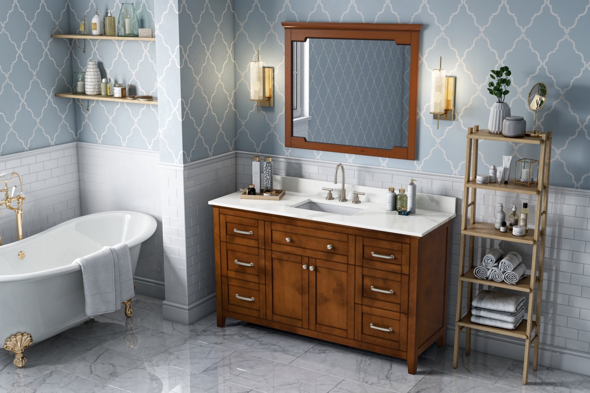 60" Chatham Vanity – Chocolate