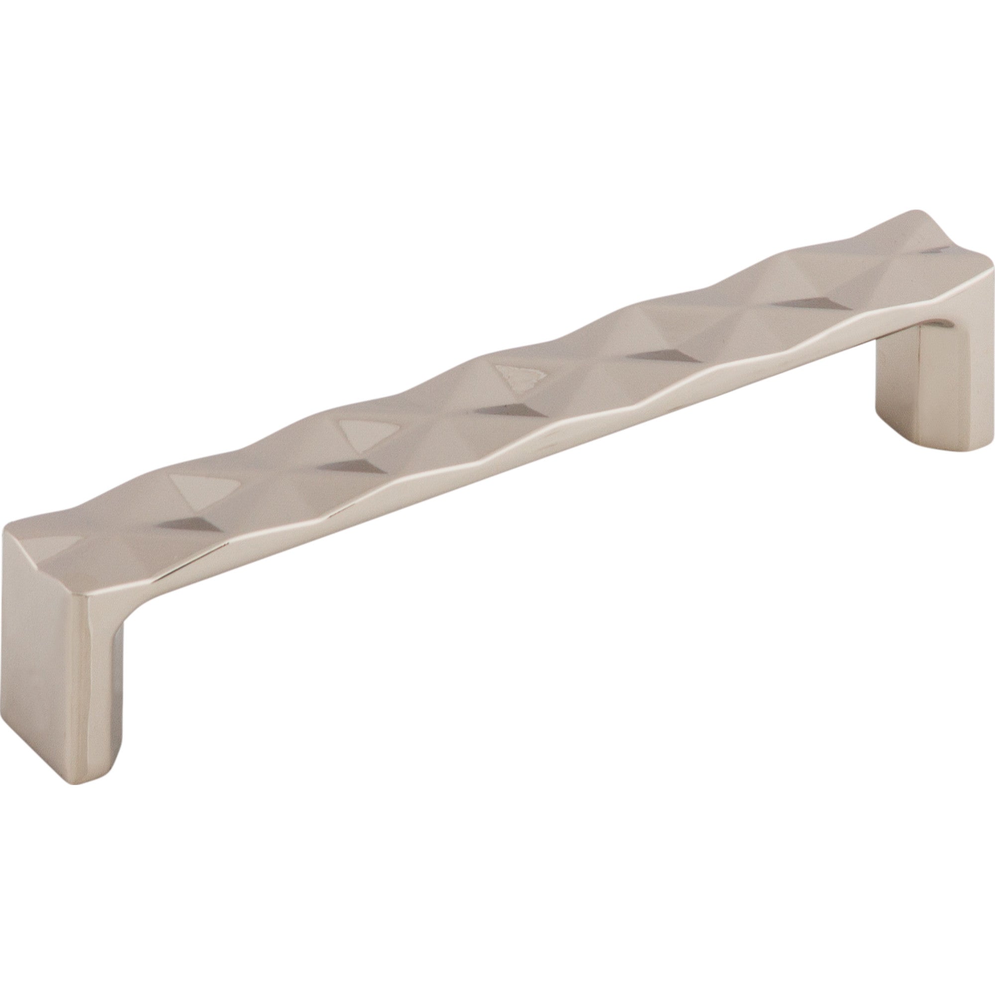 Quilted 5 1/16" Center to Center Bar Pull - Polished Nickel