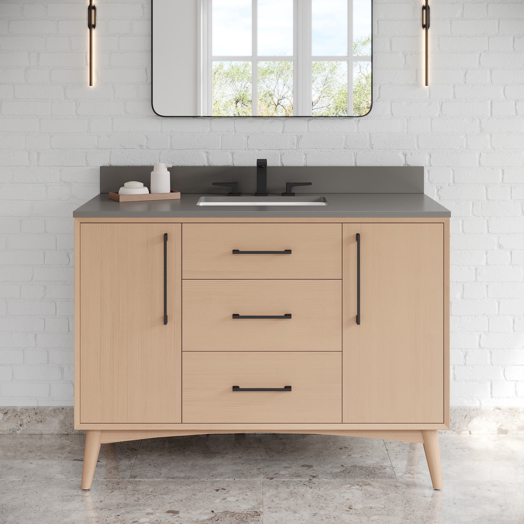 48" Dashwood Vanity – Natural Oak