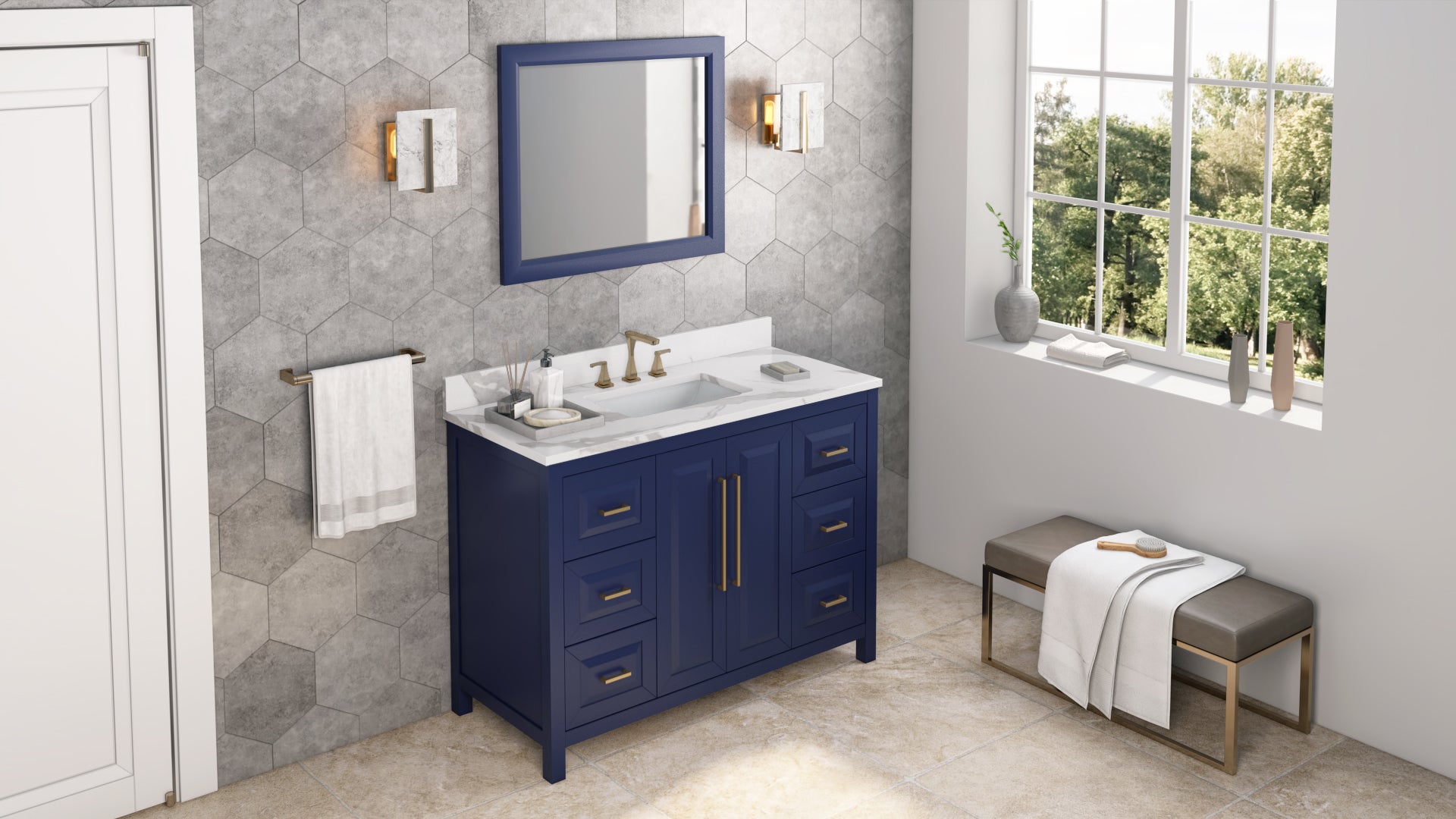 48" Hale Blue Cade Vanity