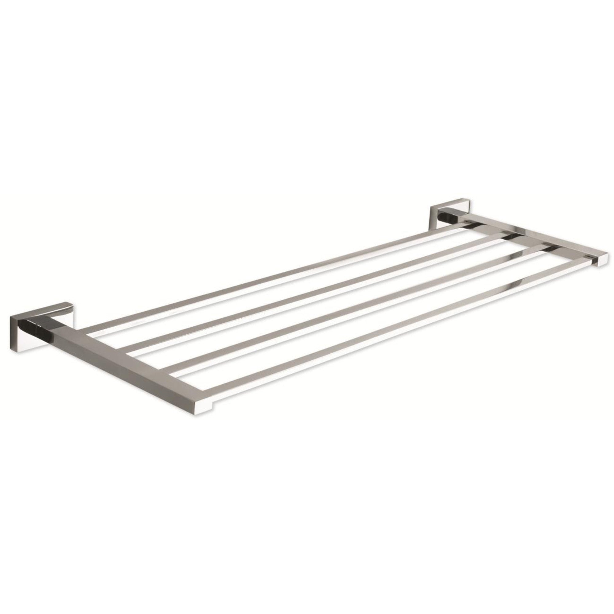 Axel  Wall Mounted Towel Rack - Polished Chrome