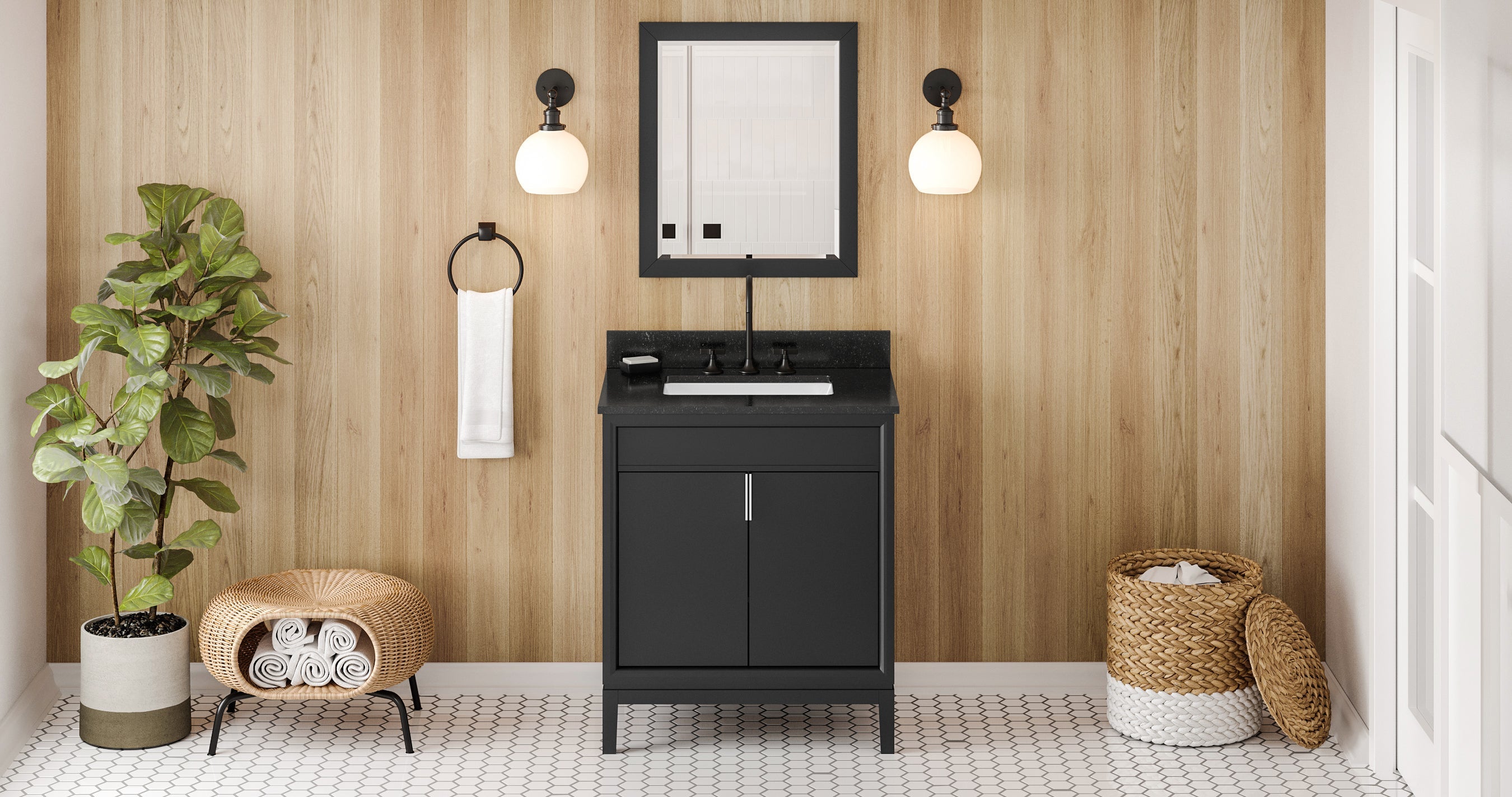 30" Theodora Vanity – Black